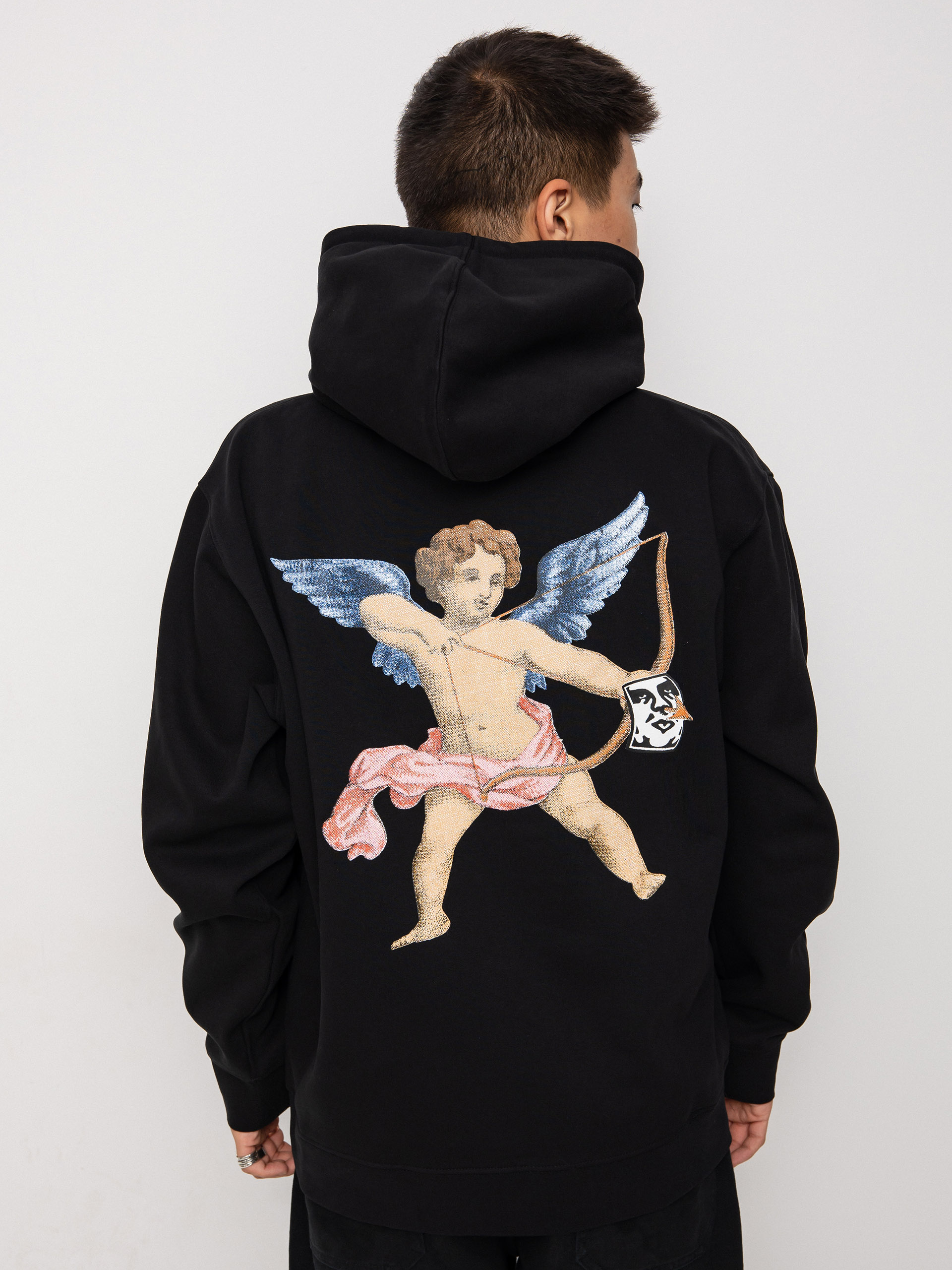 OBEY Watch Out HD Hoodie (black)