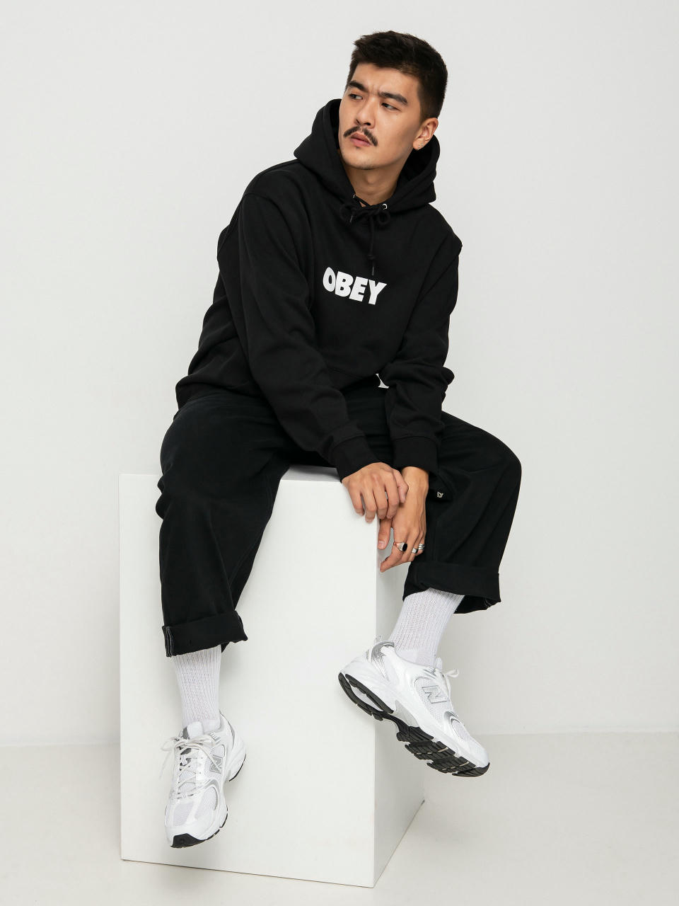 OBEY Bold HD Hoodie (black)