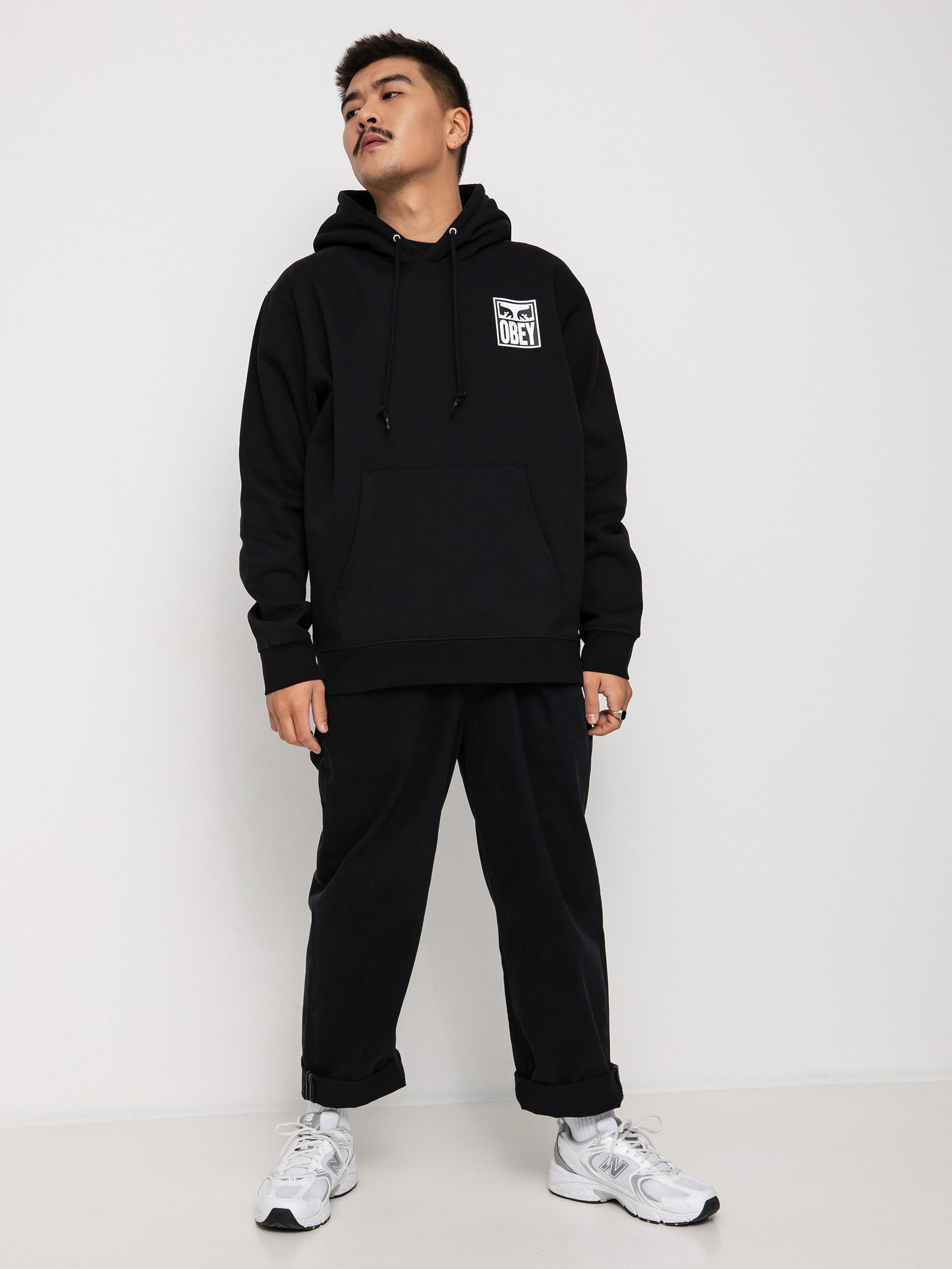 OBEY Obey Eyes Icon HD Hoodie (black)