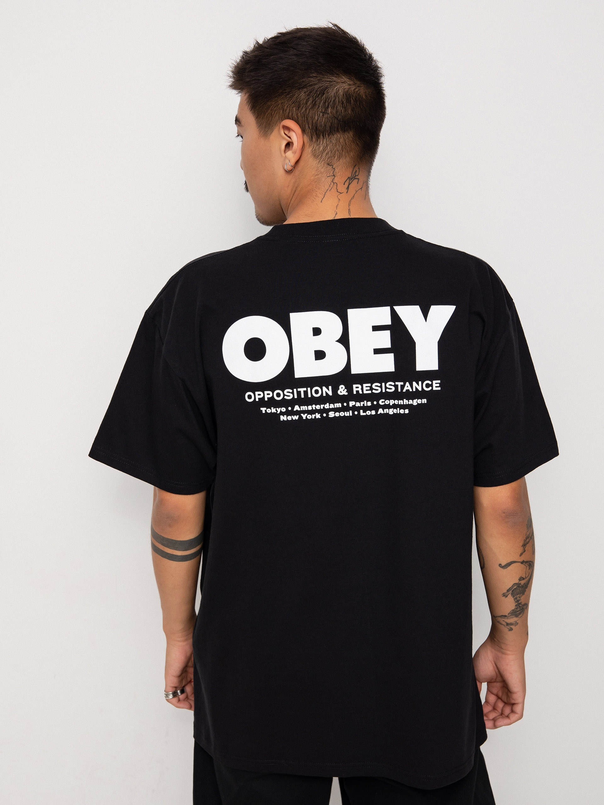 OBEY Opposition And Resistance T-shirt (black)