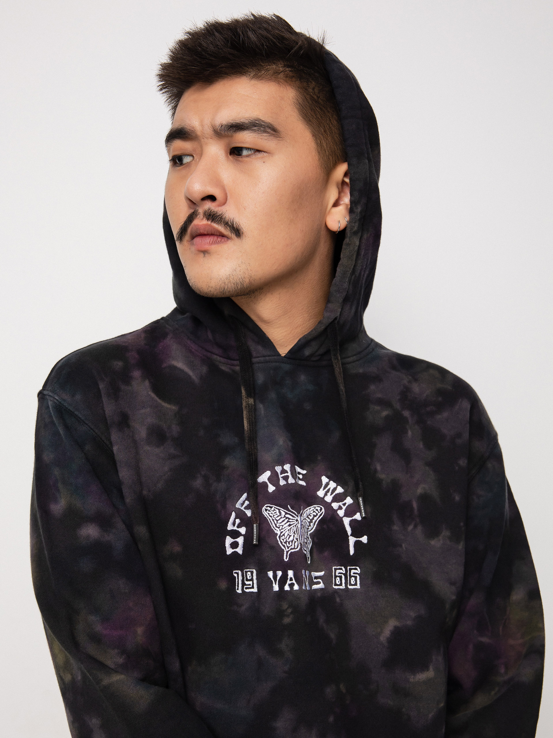 Vans Butterfly Tie Dye HD Hoodie (purple potion/deep teal)