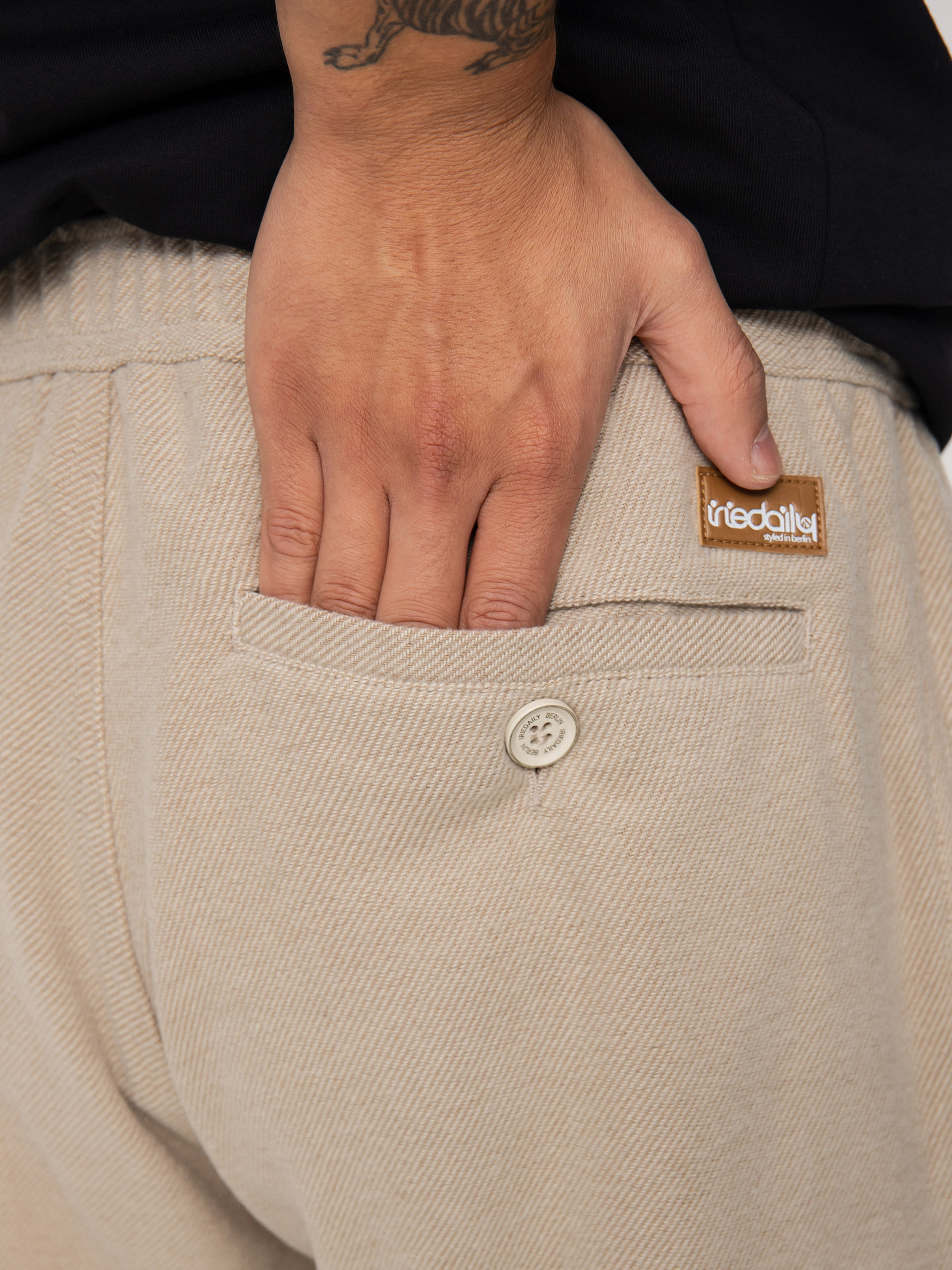 Iriedaily Samuel Flannel Hose (beige)