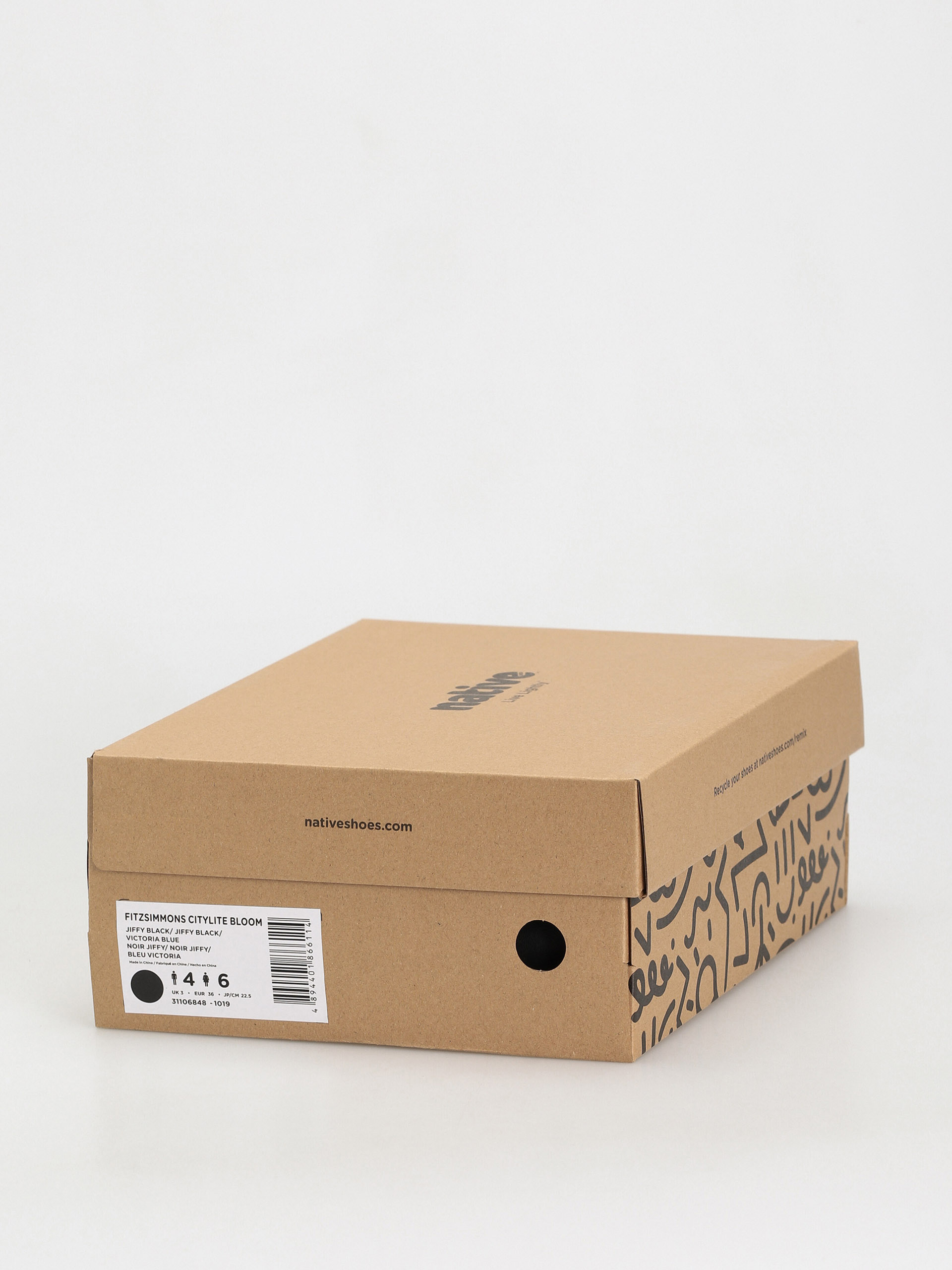 Native Fitzsimmons Citylite Winter shoes (jiffy black/jiffy black/victoria blue)