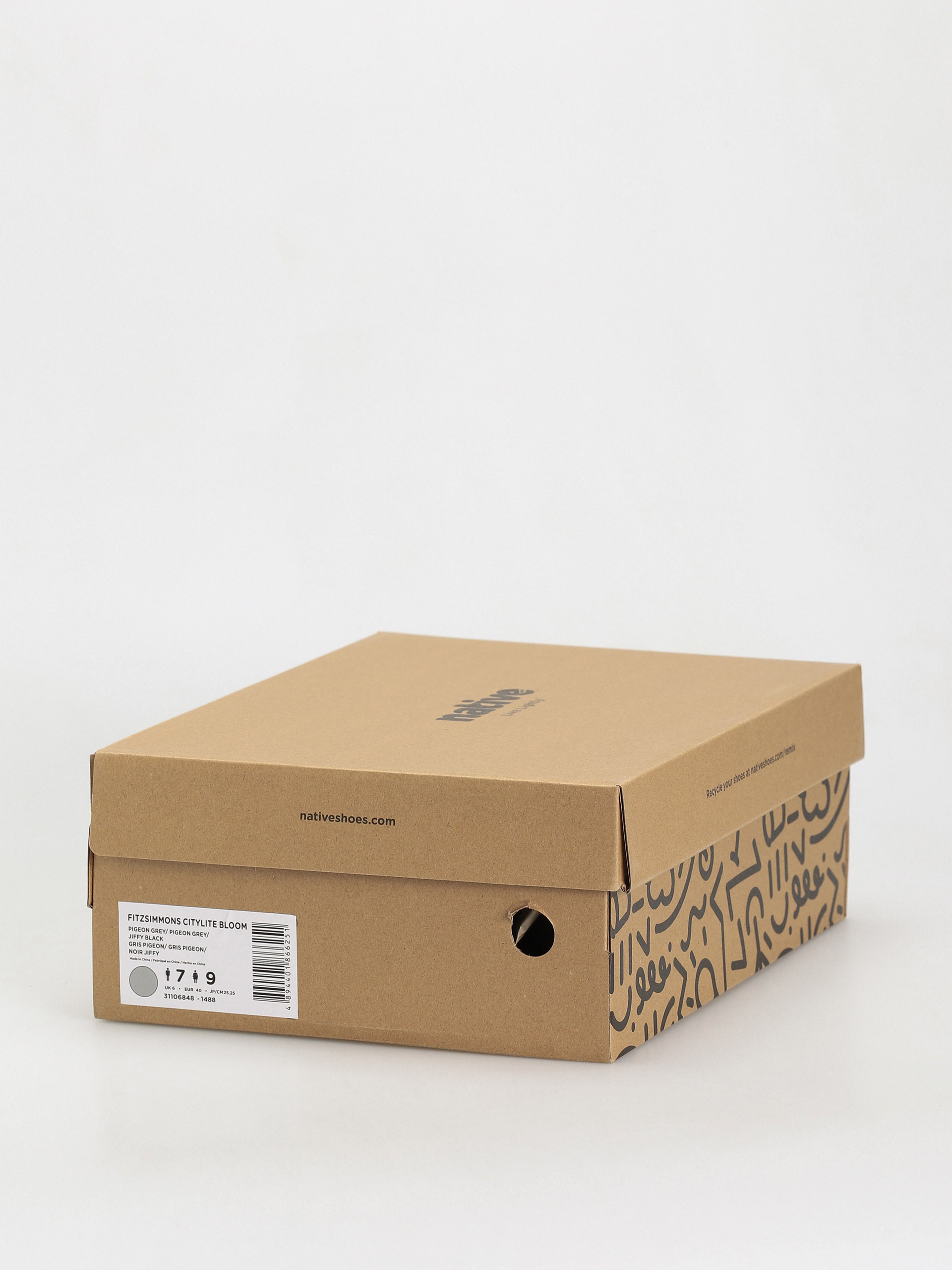 Native Fitzsimmons Citylite Winter shoes (pigeon grey/pigeon grey/jiffy black)