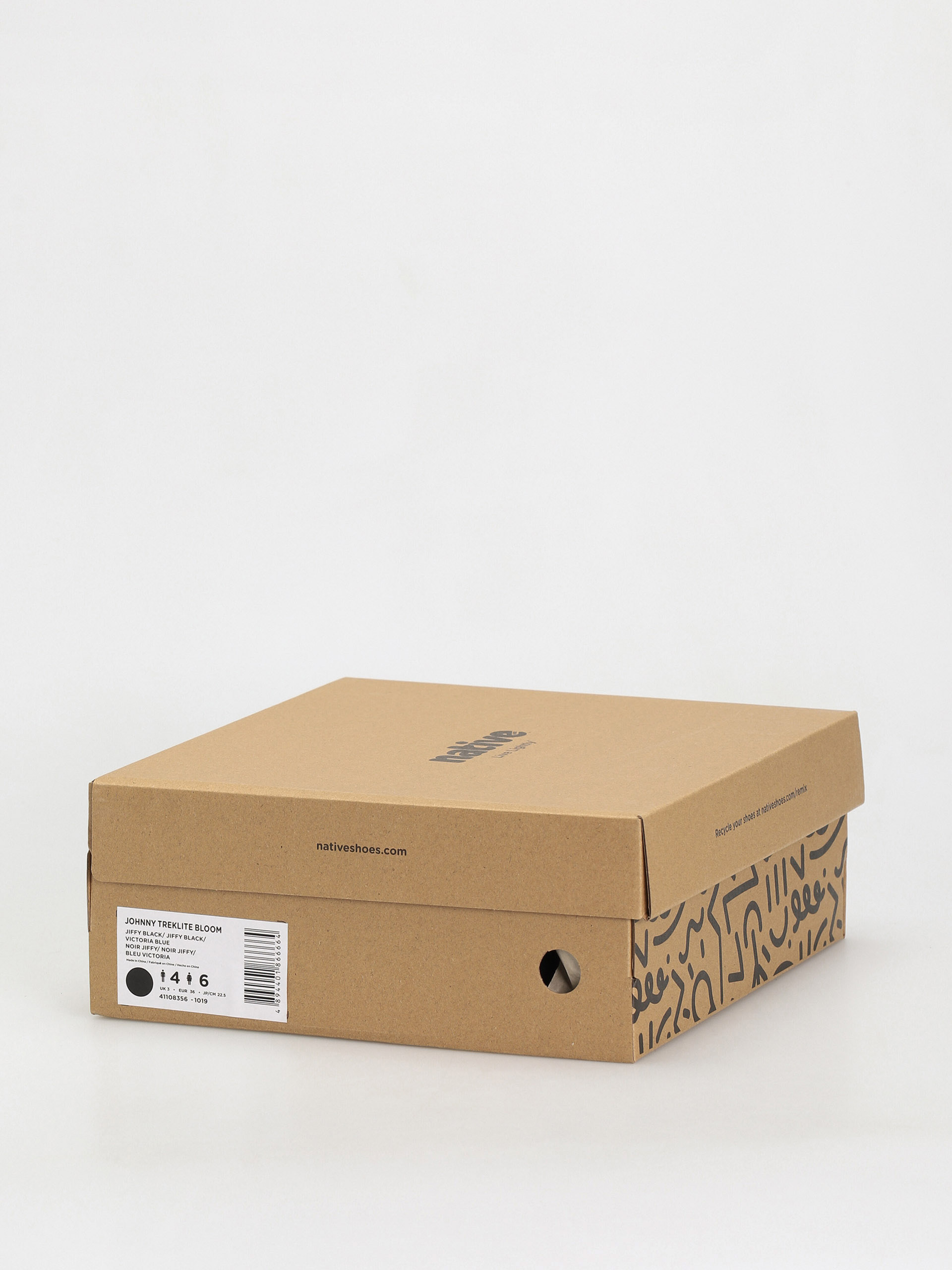 Native Johnny Treklite Winter shoes (jiffy black/jiffy black/victoria blue)