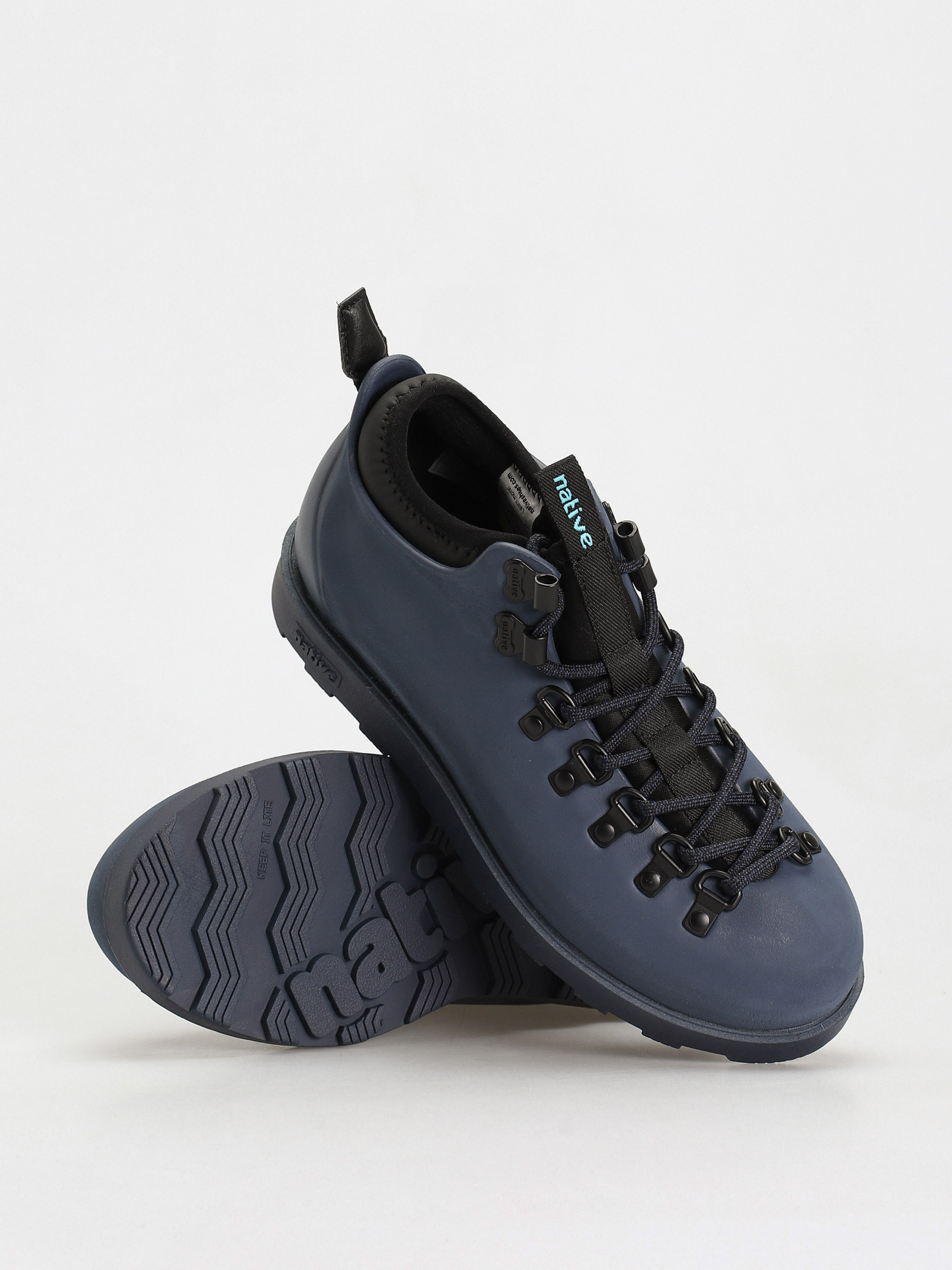 Native Fitzsimmons Citylite Winter shoes (dress blue/insight blue/jiffy black insight blue laces)