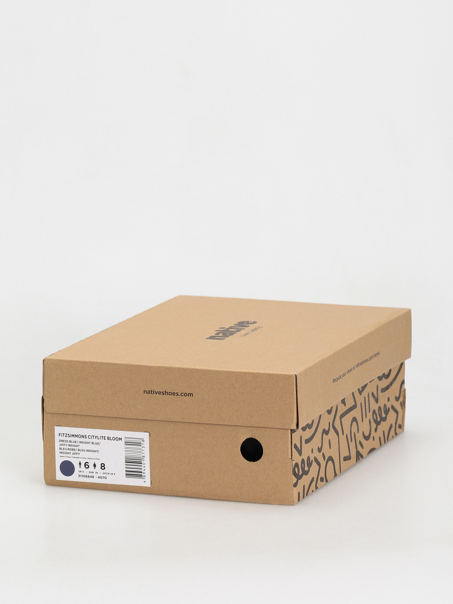 Native Fitzsimmons Citylite Winter shoes (dress blue/insight blue/jiffy black insight blue laces)