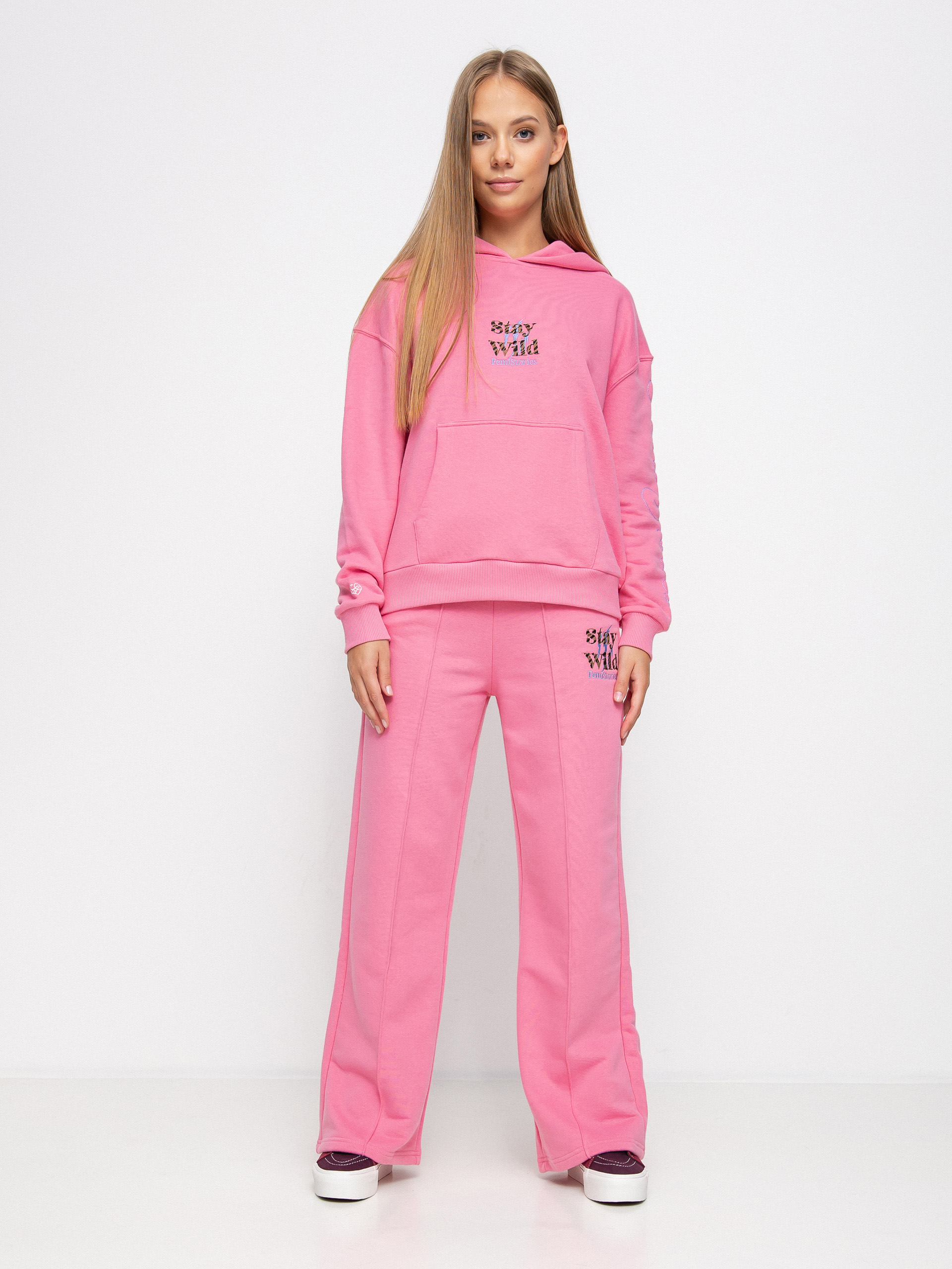 Femi Stories Flare Pants Wmn (pnk)