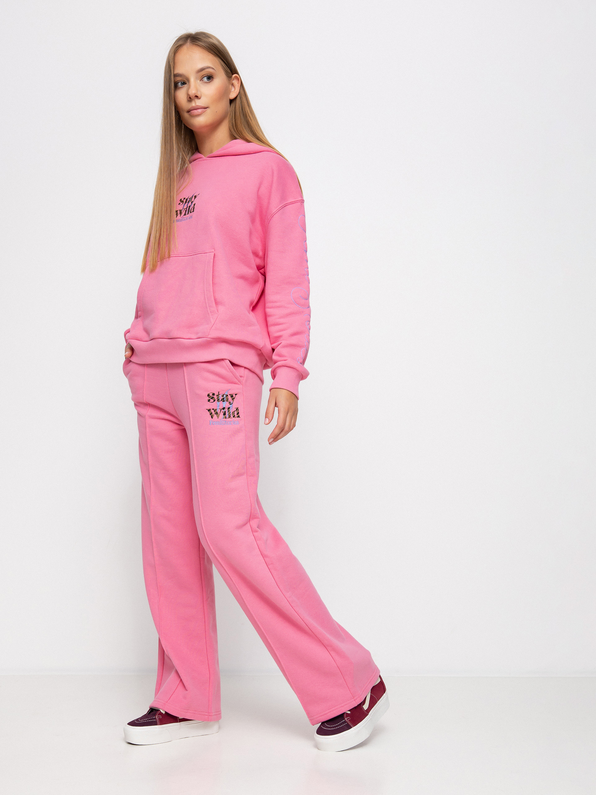 Femi Stories Flare Pants Wmn (pnk)