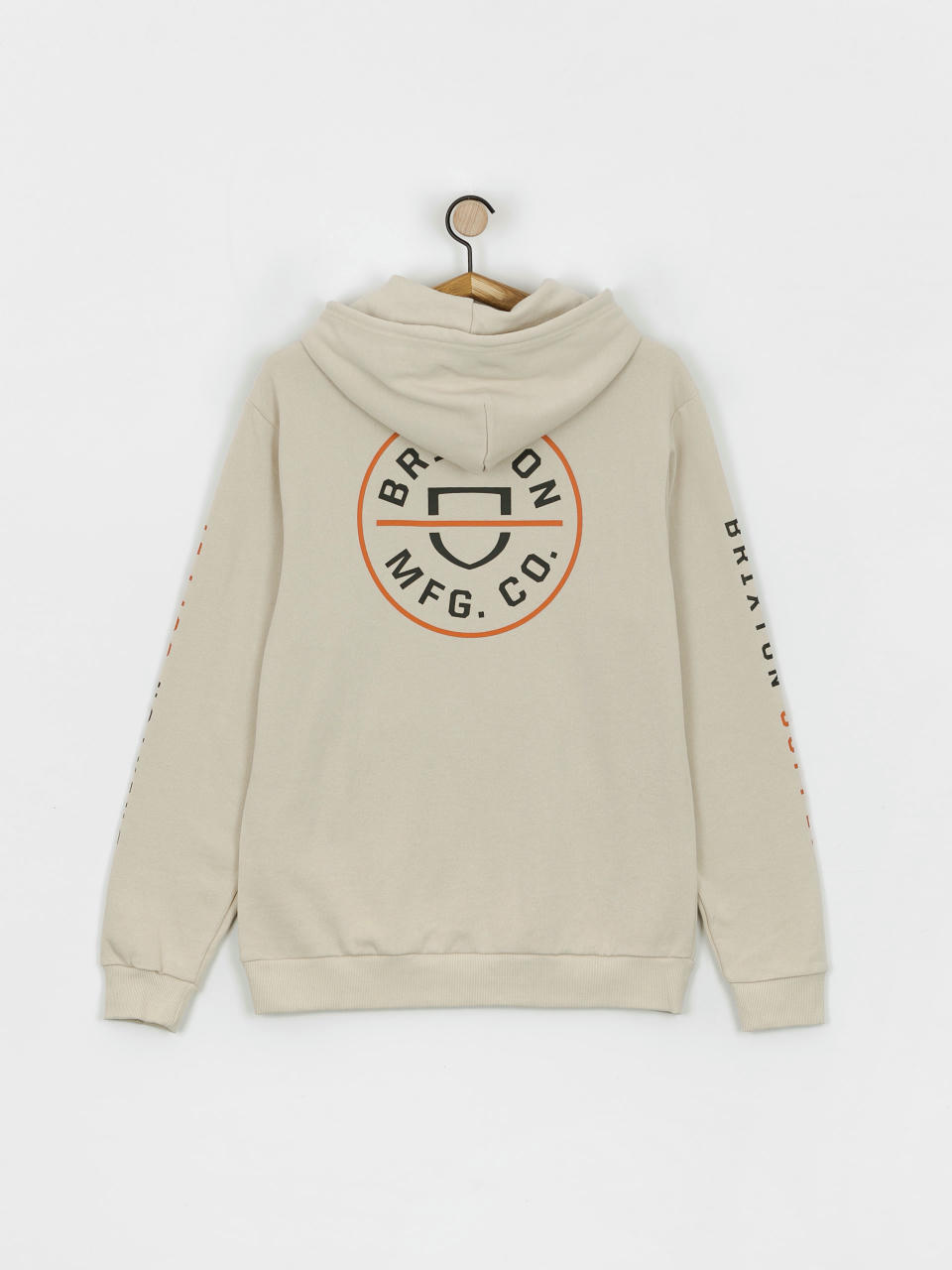 Brixton Crest HD Hoodie (beige/burnt orange/black)