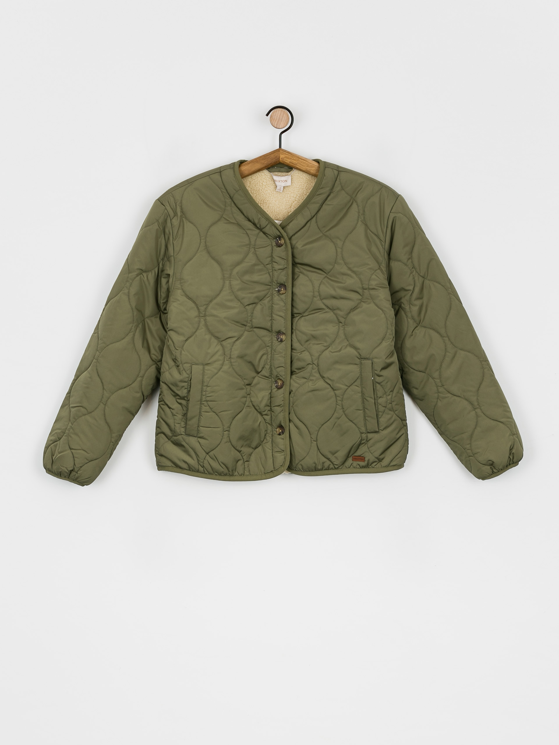 Brixton Sherpa Reversible Padded Jacke Wmn (military olive)