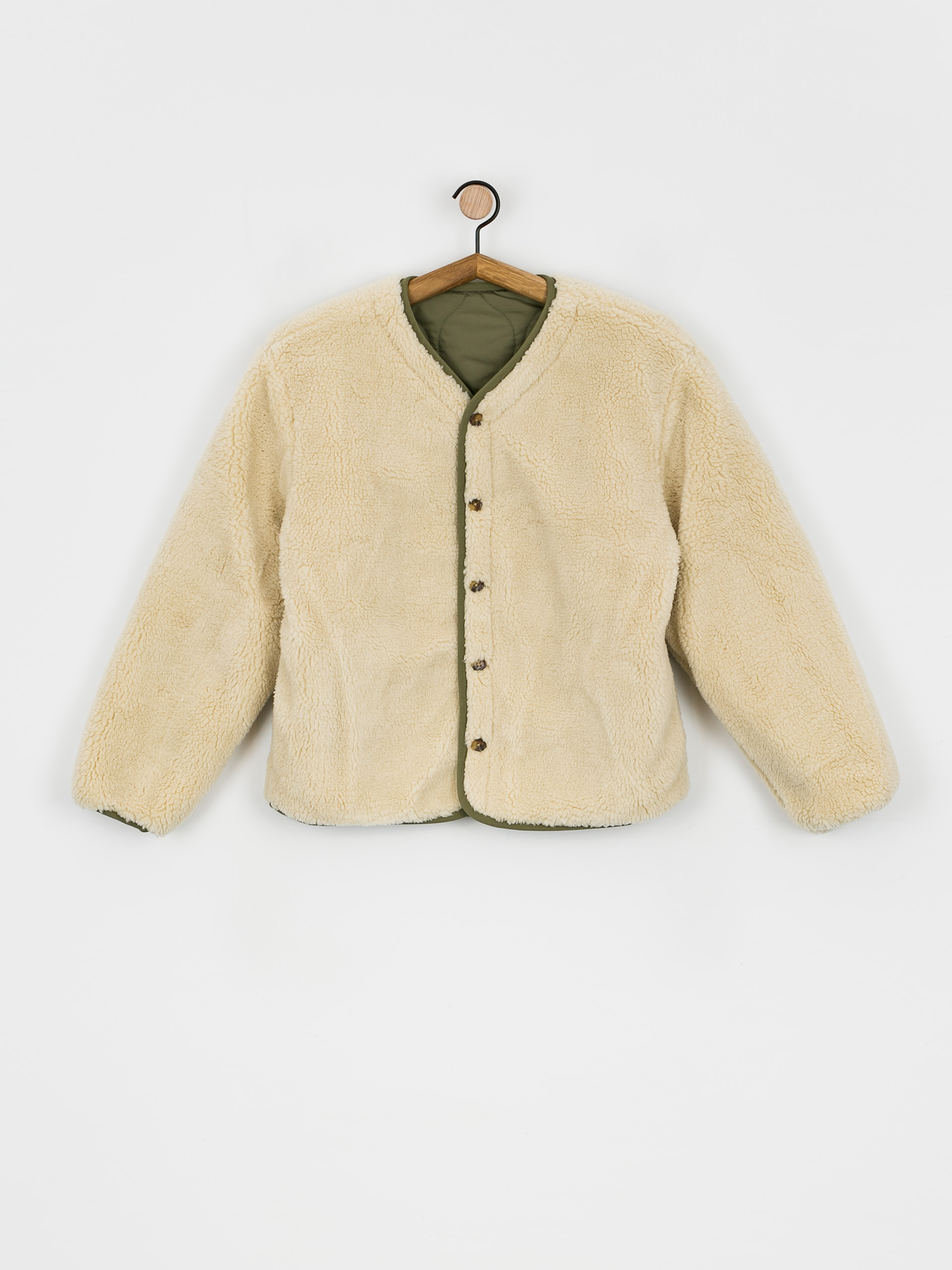 Brixton Sherpa Reversible Padded Jacke Wmn (military olive)