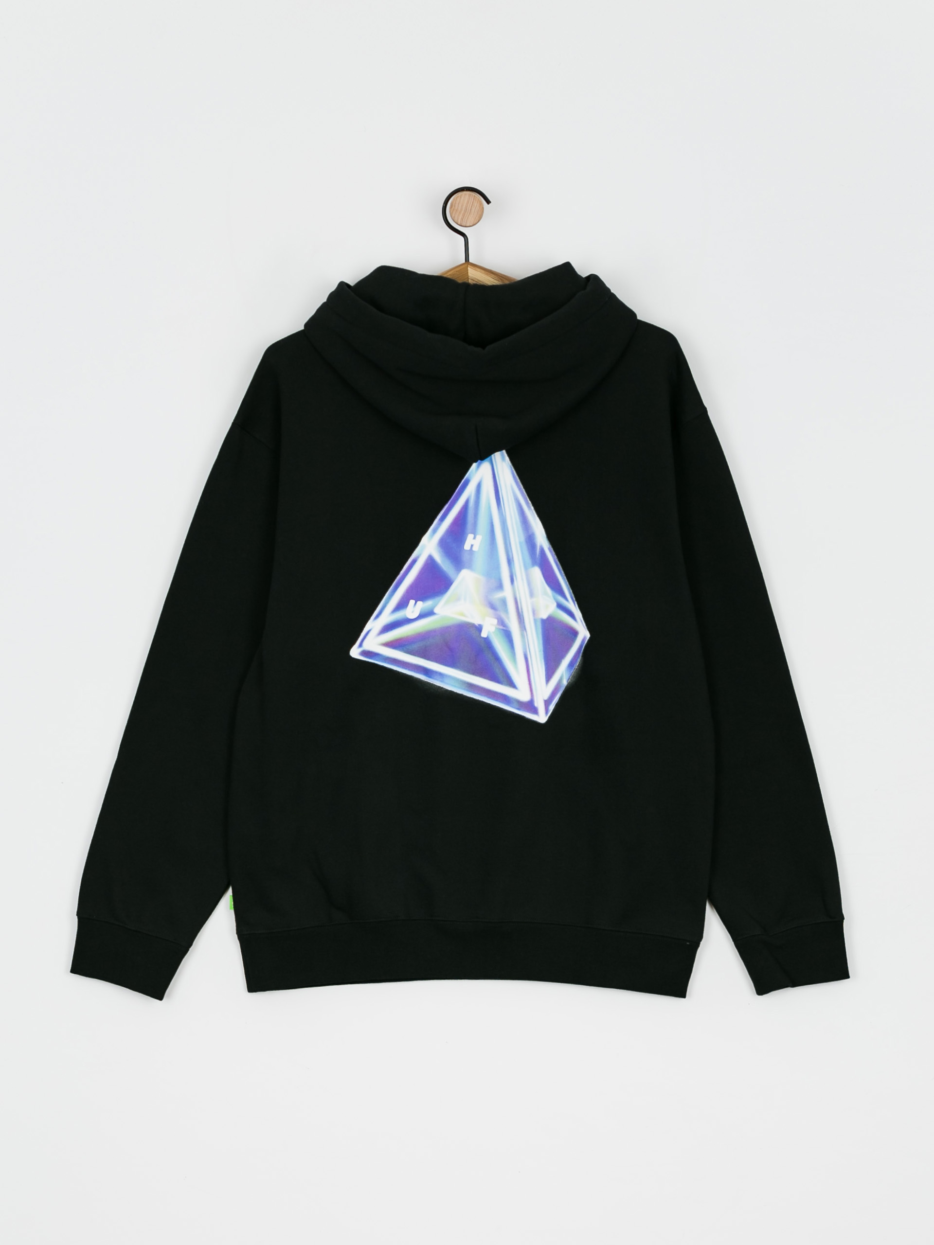 HUF Tesseract Triple Triangle HD Hoodie (black)