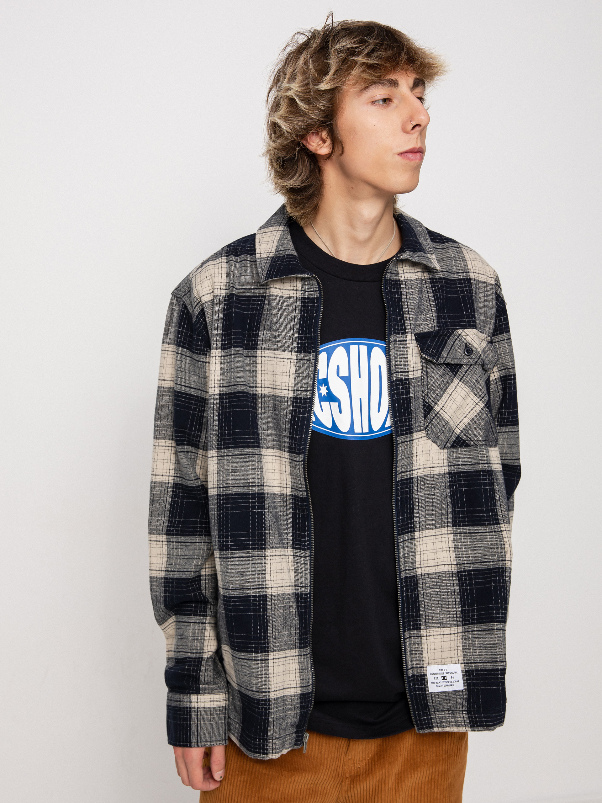 DC The Trapper Shirt (navy blzr/ pelcan pl)