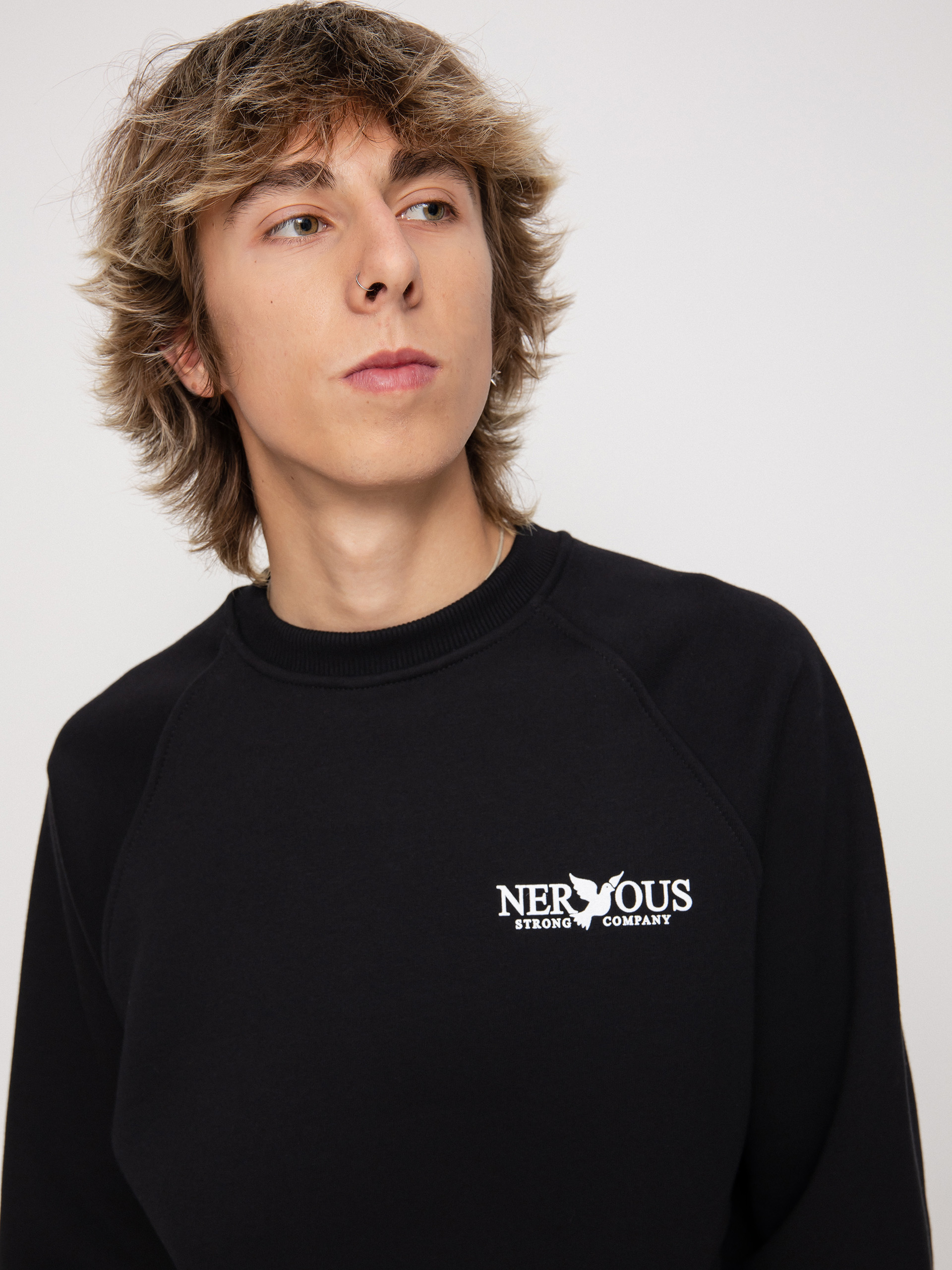 Nervous Classic Small Sweatshirt (black)