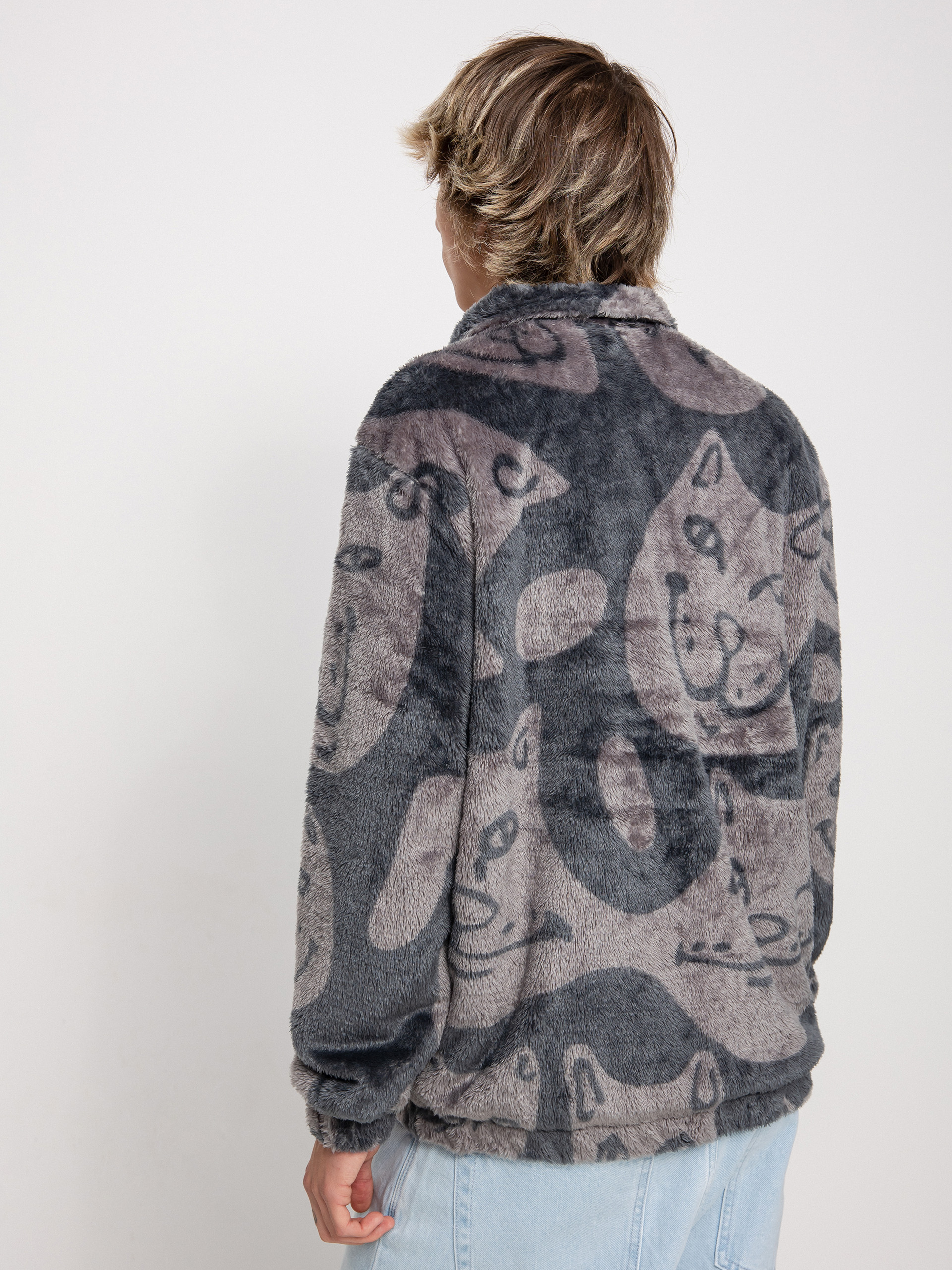 RipNDip Many Faces Sherpa Jacket (charcoal)