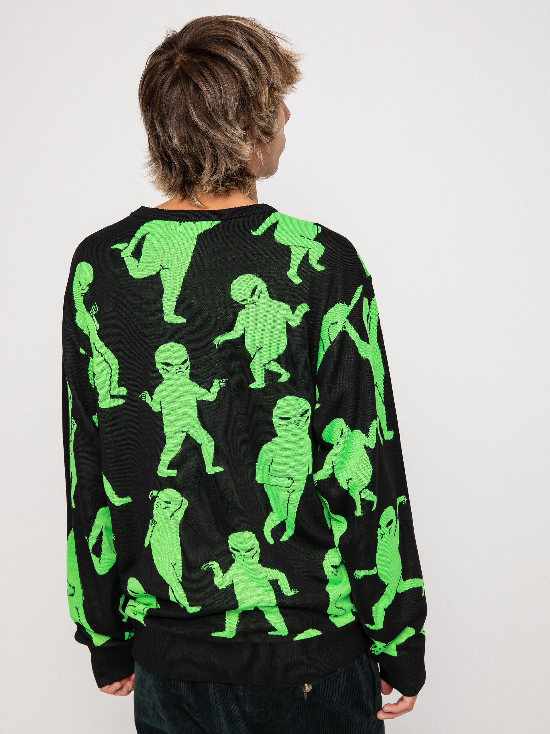RipNDip Alien Dance Party Sweater (black)