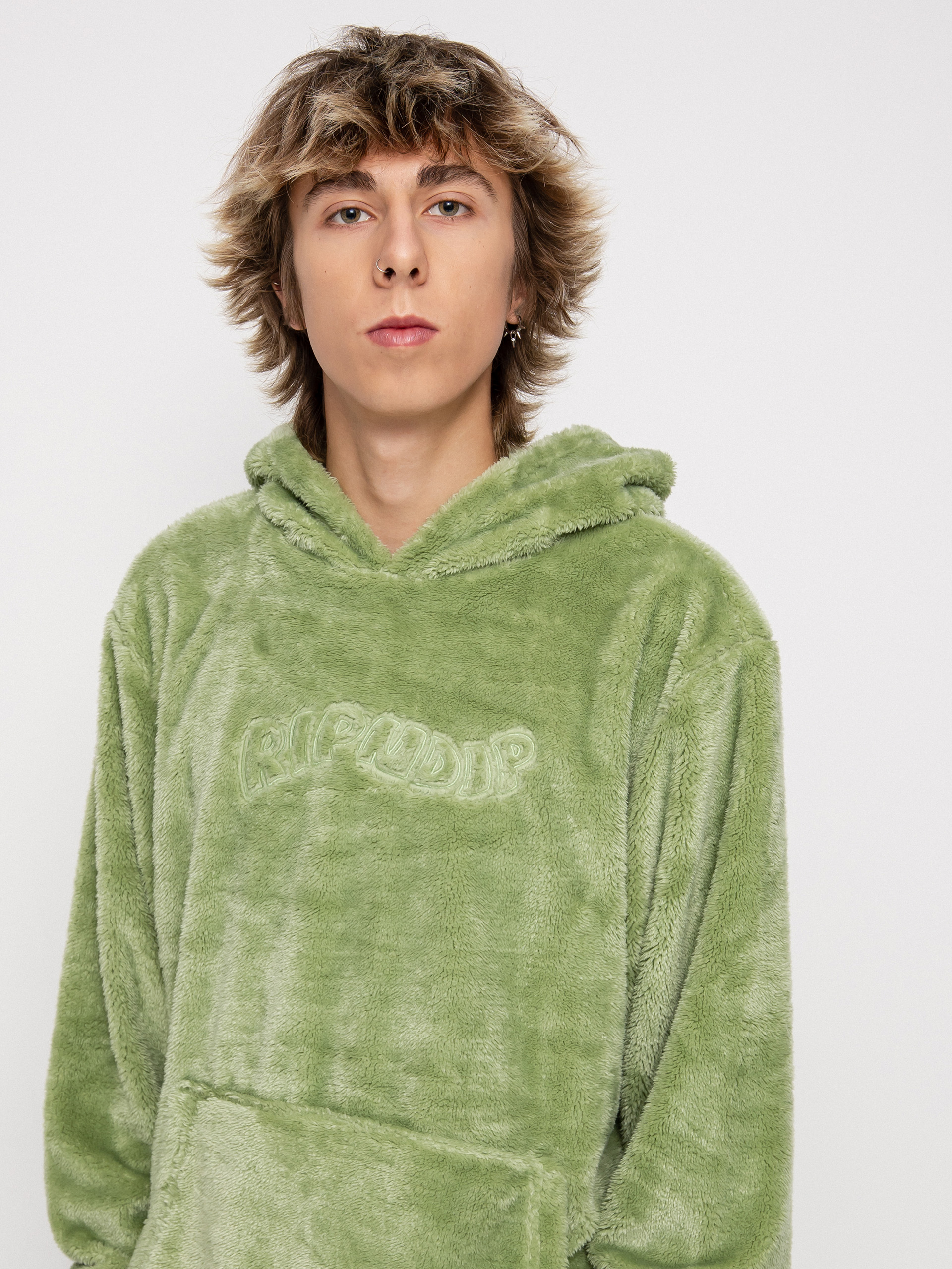 RipNDip Waves Sherpa HD Hoodie (pistachio)