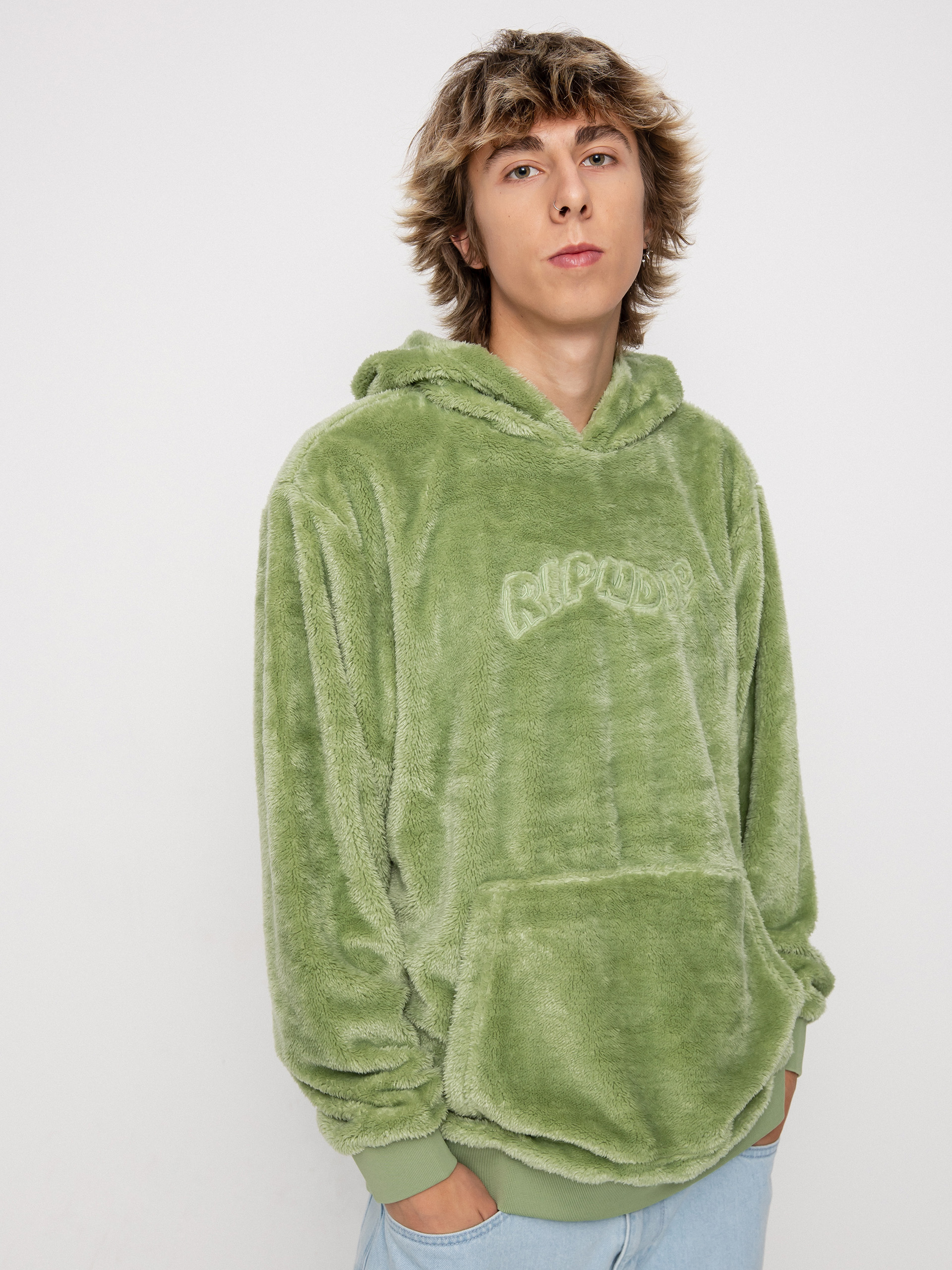 RipNDip Waves Sherpa HD Hoodie (pistachio)