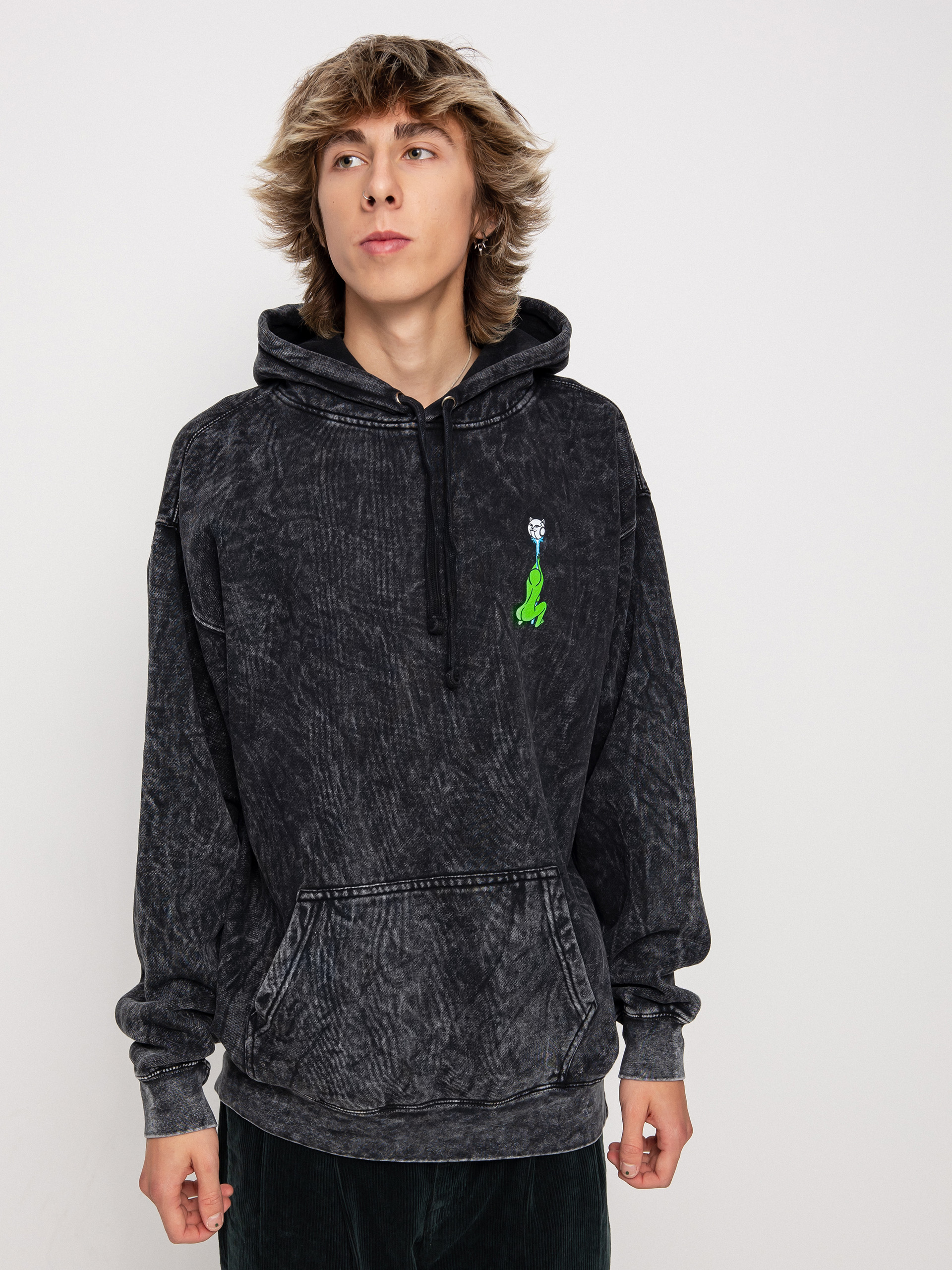 RipNDip Stripndip HD Hoodie (black mineral wash)