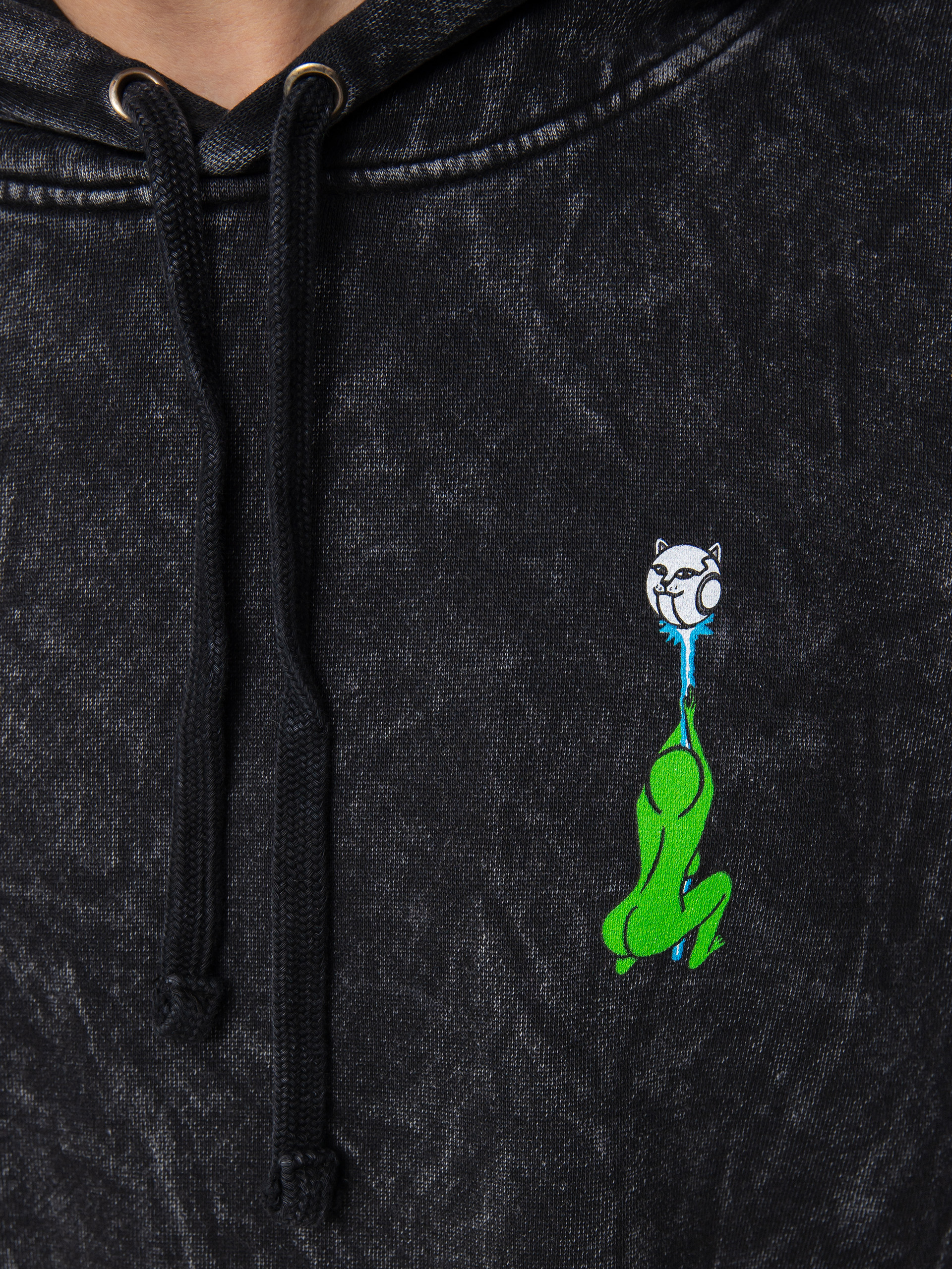RipNDip Stripndip HD Hoodie (black mineral wash)
