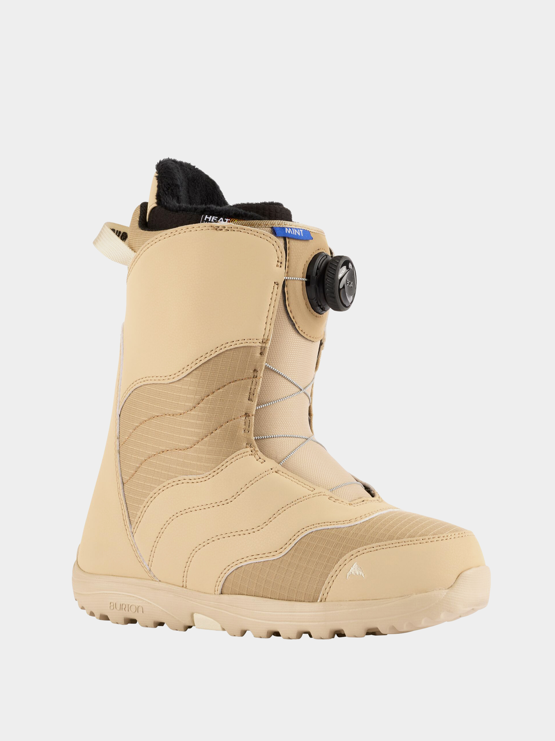 Womens Burton Mint Boa Snowboard boots (safari tan)