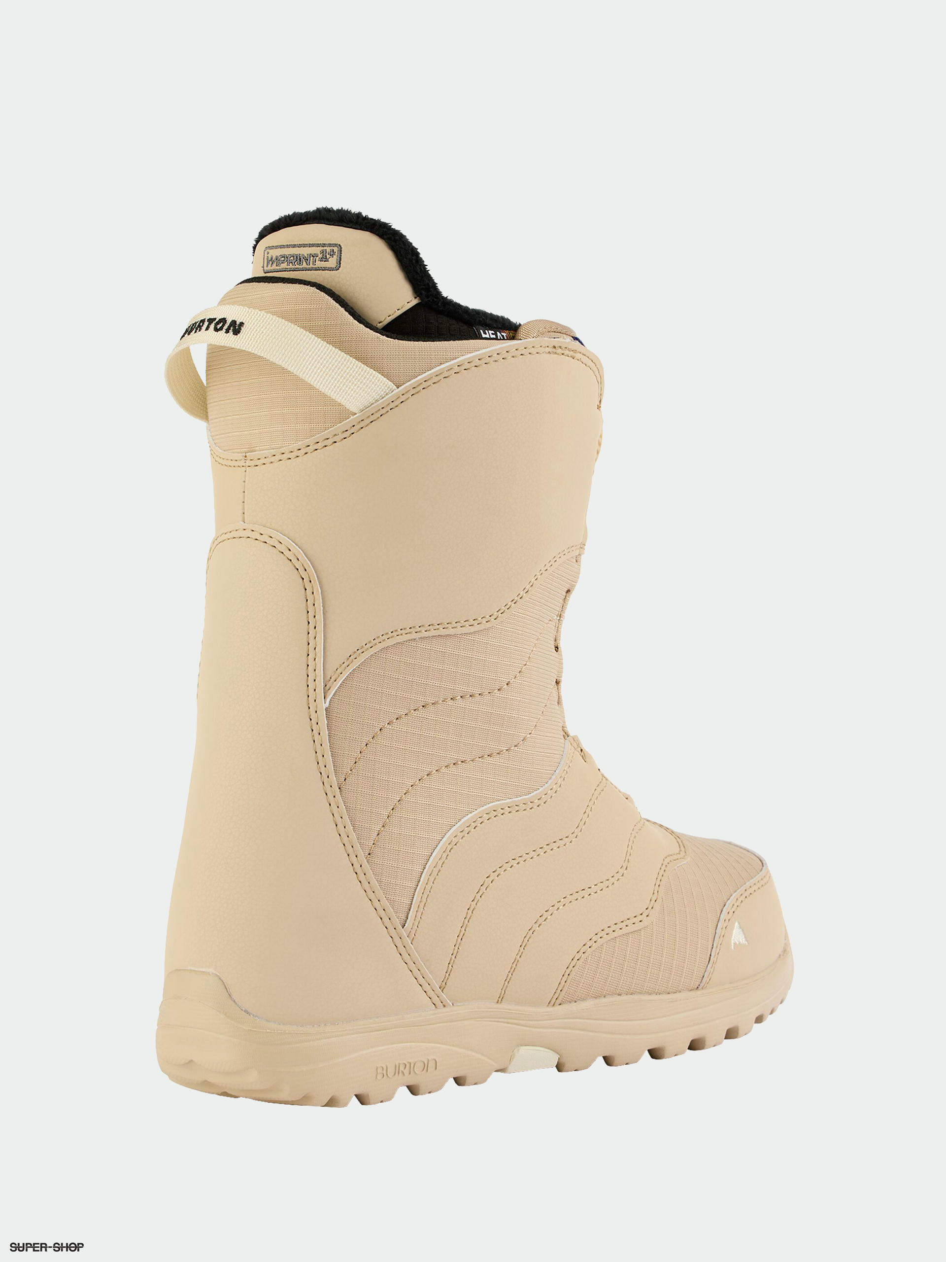 Womens Burton Mint Boa Snowboard boots (safari tan)