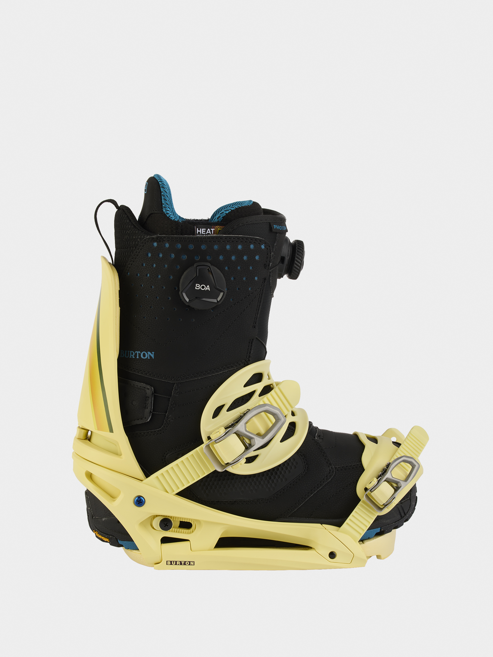 Burton Cartel X Est Snowboard bindings - yellow (cream/graphic)