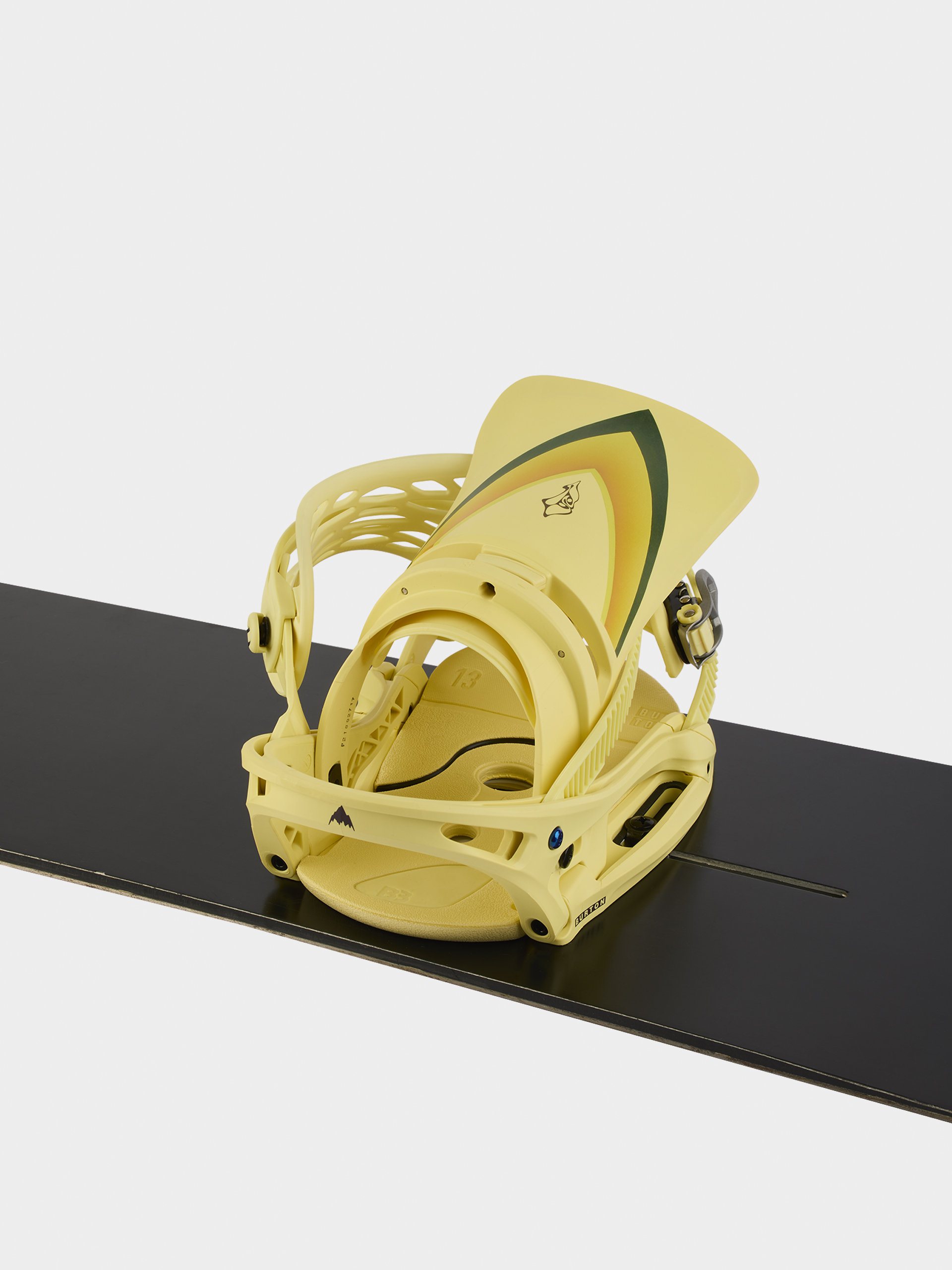 Burton Cartel X Est Snowboard bindings - yellow (cream/graphic)