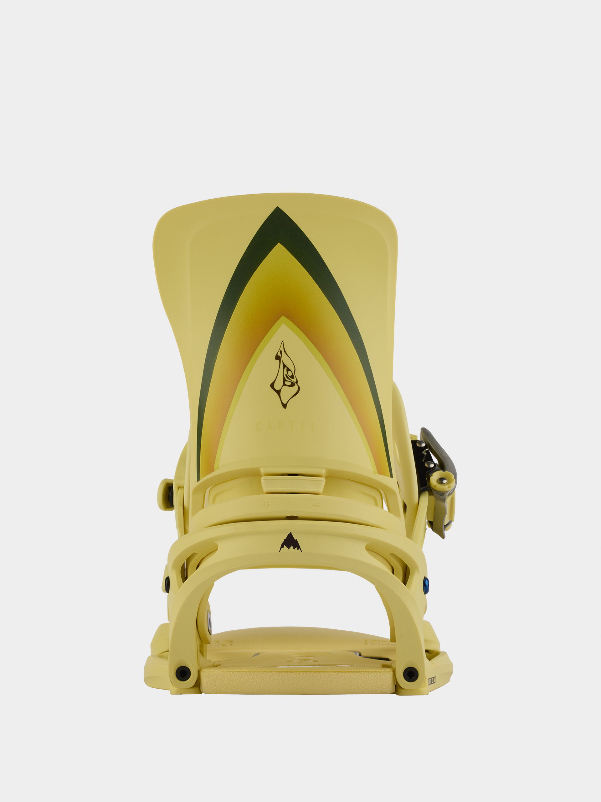 Burton Cartel X Est Snowboard bindings - yellow (cream/graphic)