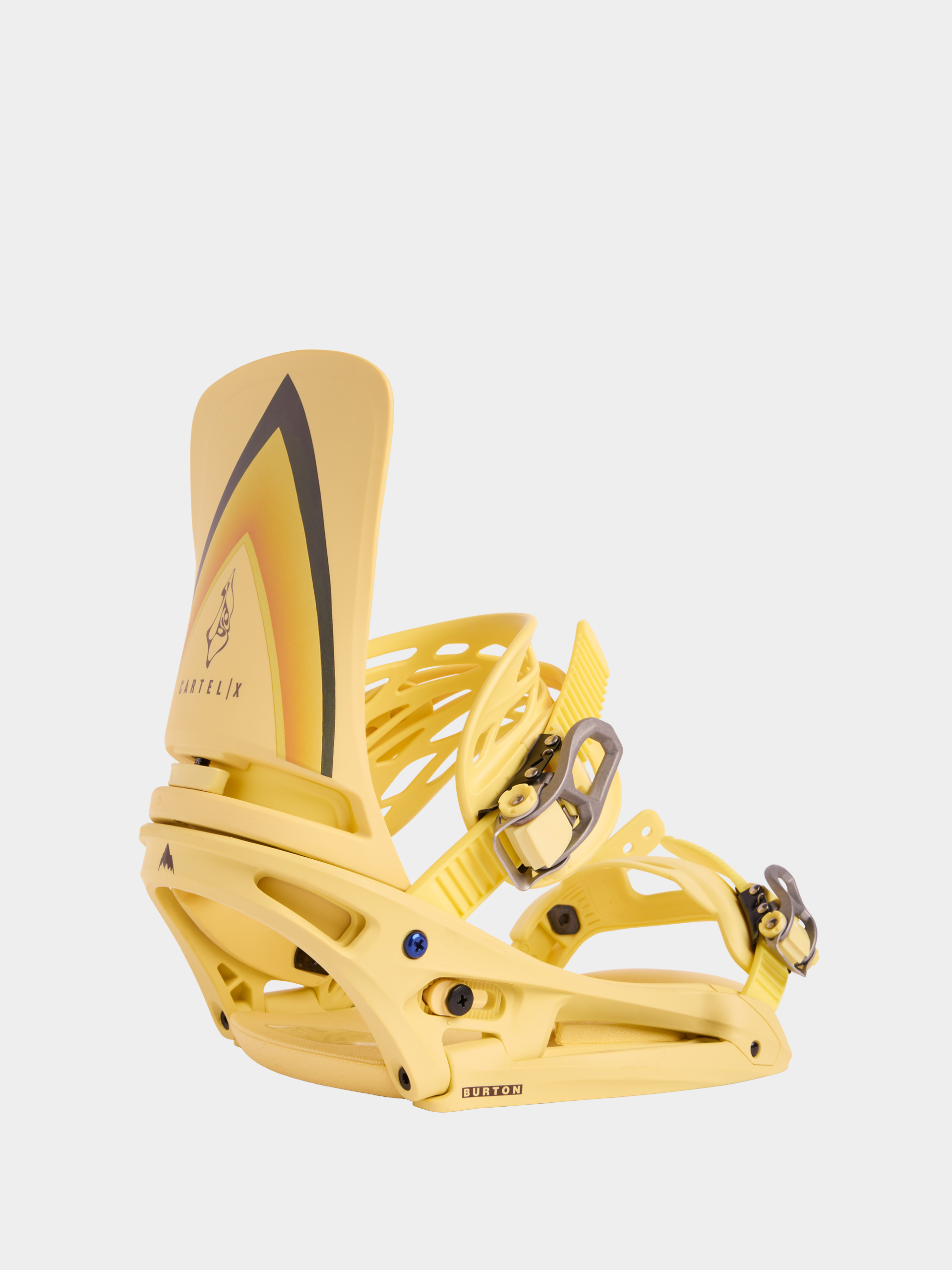 Burton Cartel X Est Snowboard bindings - yellow (cream/graphic)