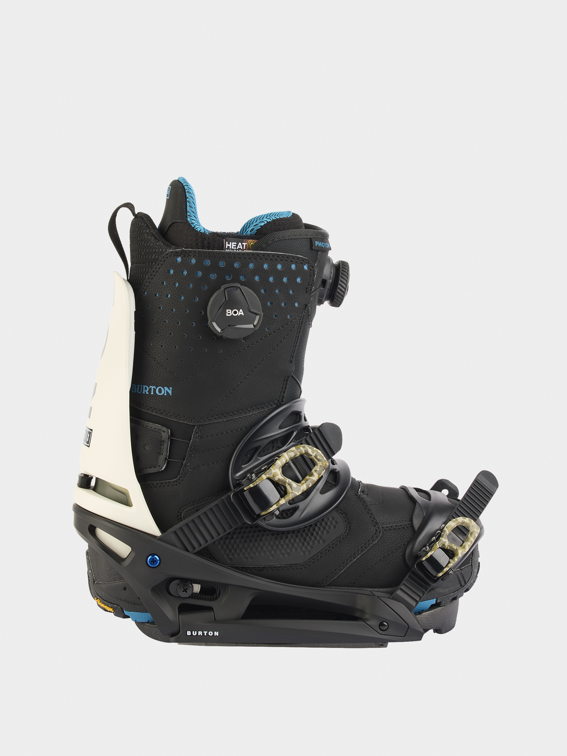 Burton Cartel X Est Snowboard bindings - white, black (black/stout