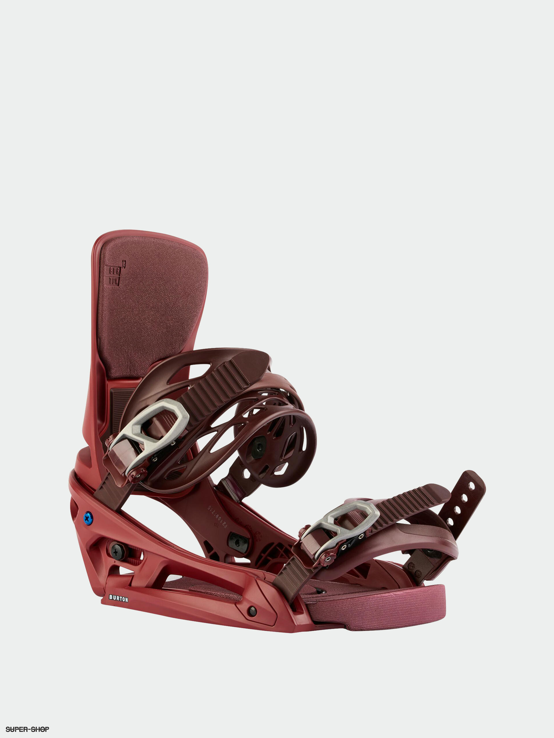 Mens Burton Cartel X Est Snowboard bindings sun dried tomato