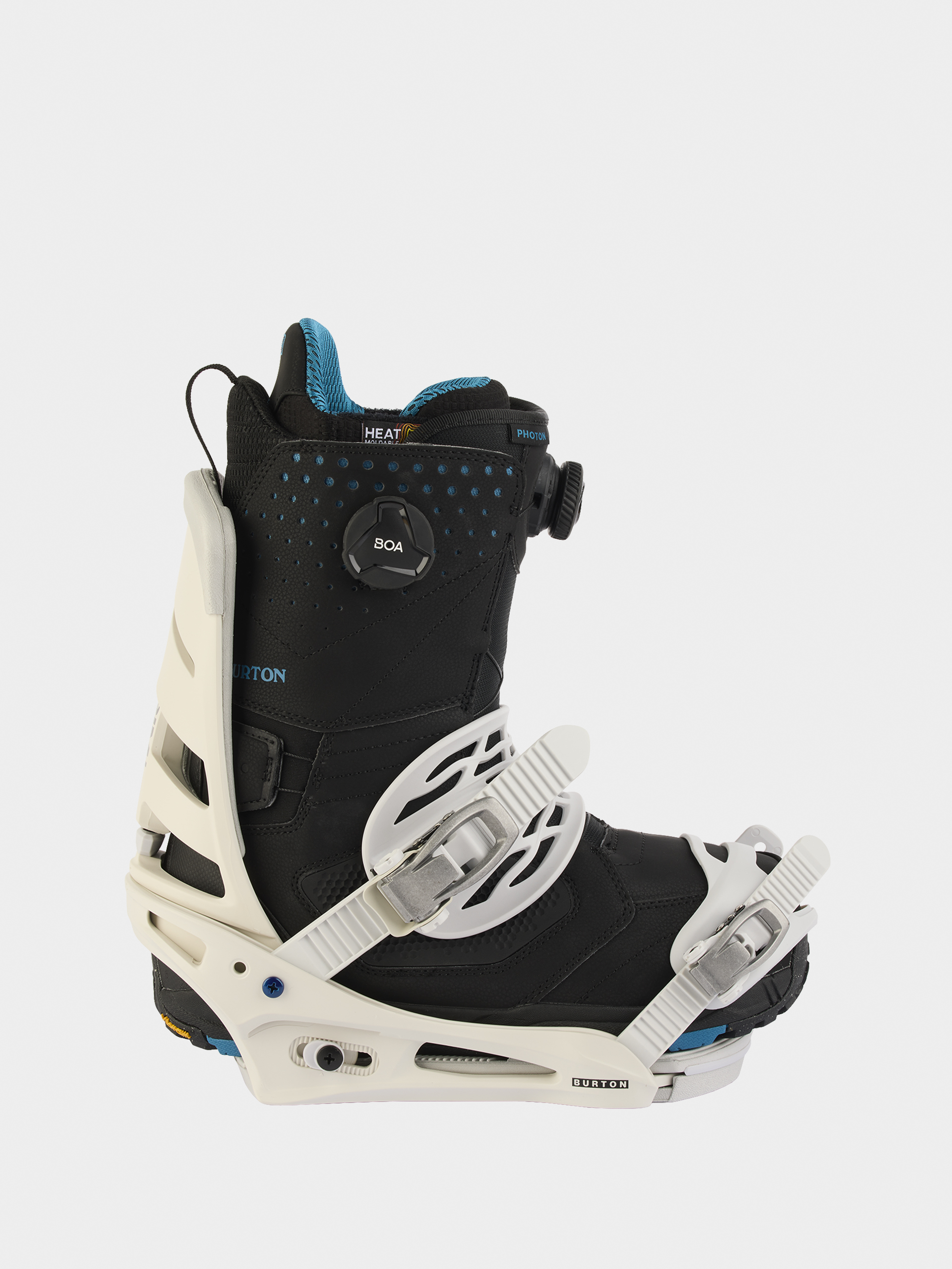 Mens Burton Mission Reflex Snowboard bindings (stout white)