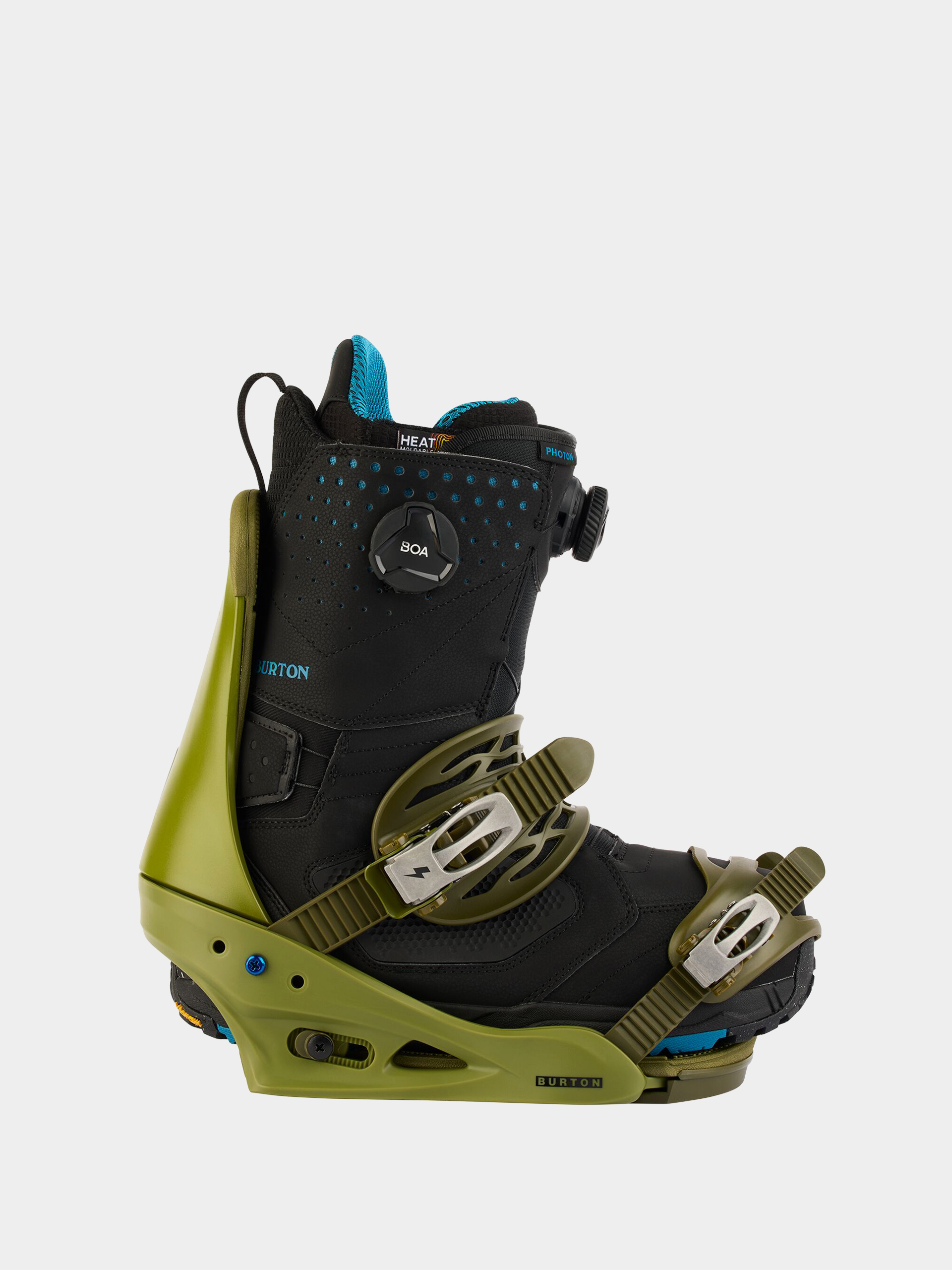 Mens Burton Freestyle Reflex Snowboard bindings (green)