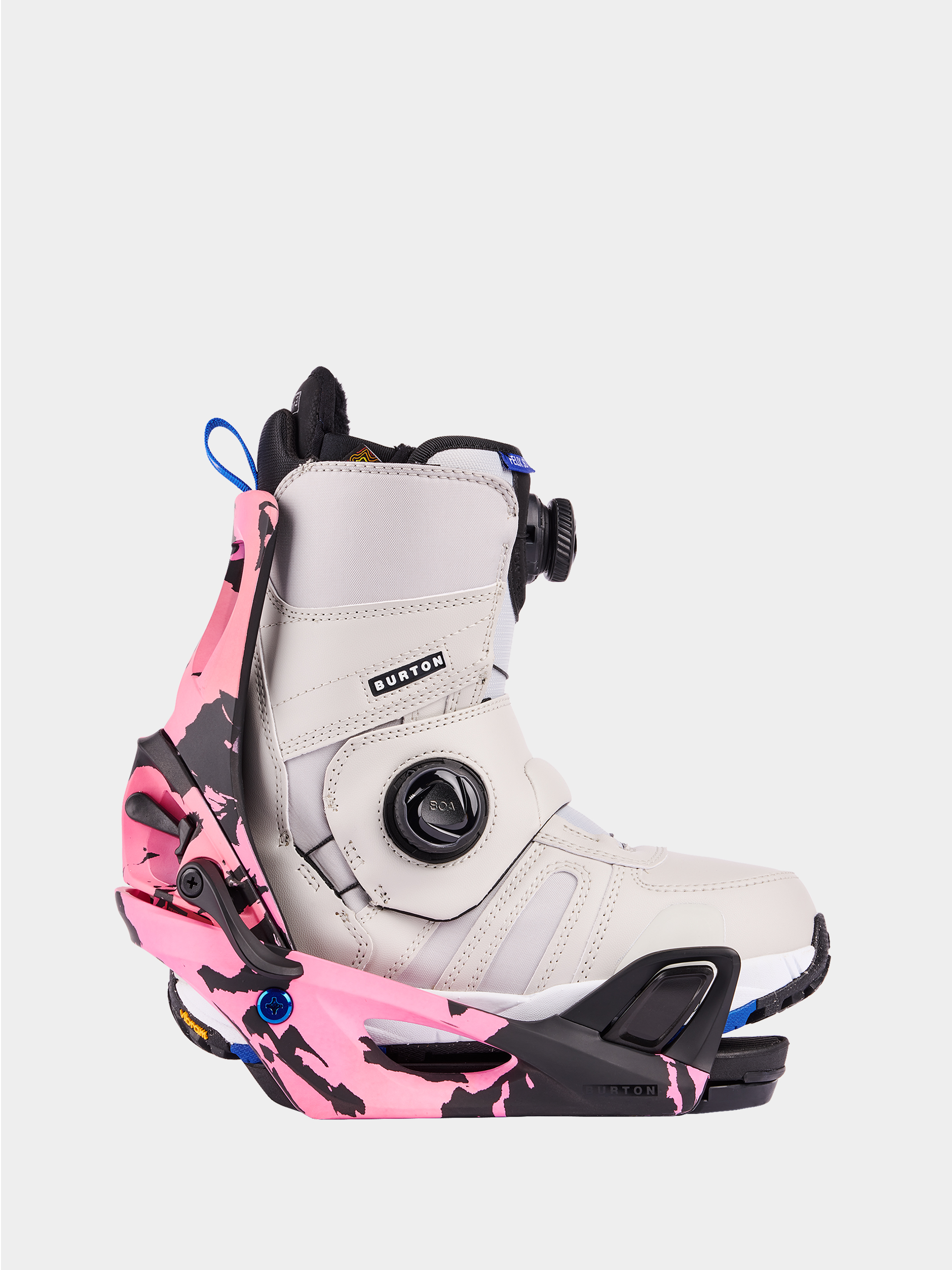 Womens Burton Step On Reflex Snowboard bindings (pink/black)