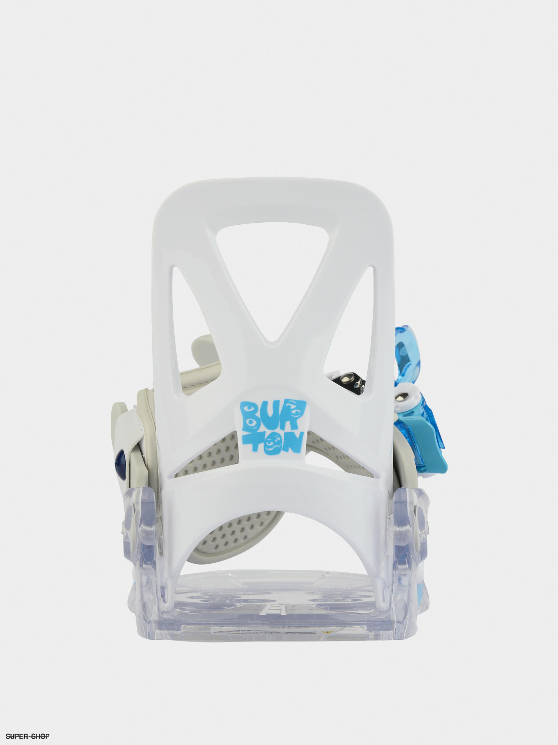 Burton Mini Grom Disc JR Snowboard bindings (white)