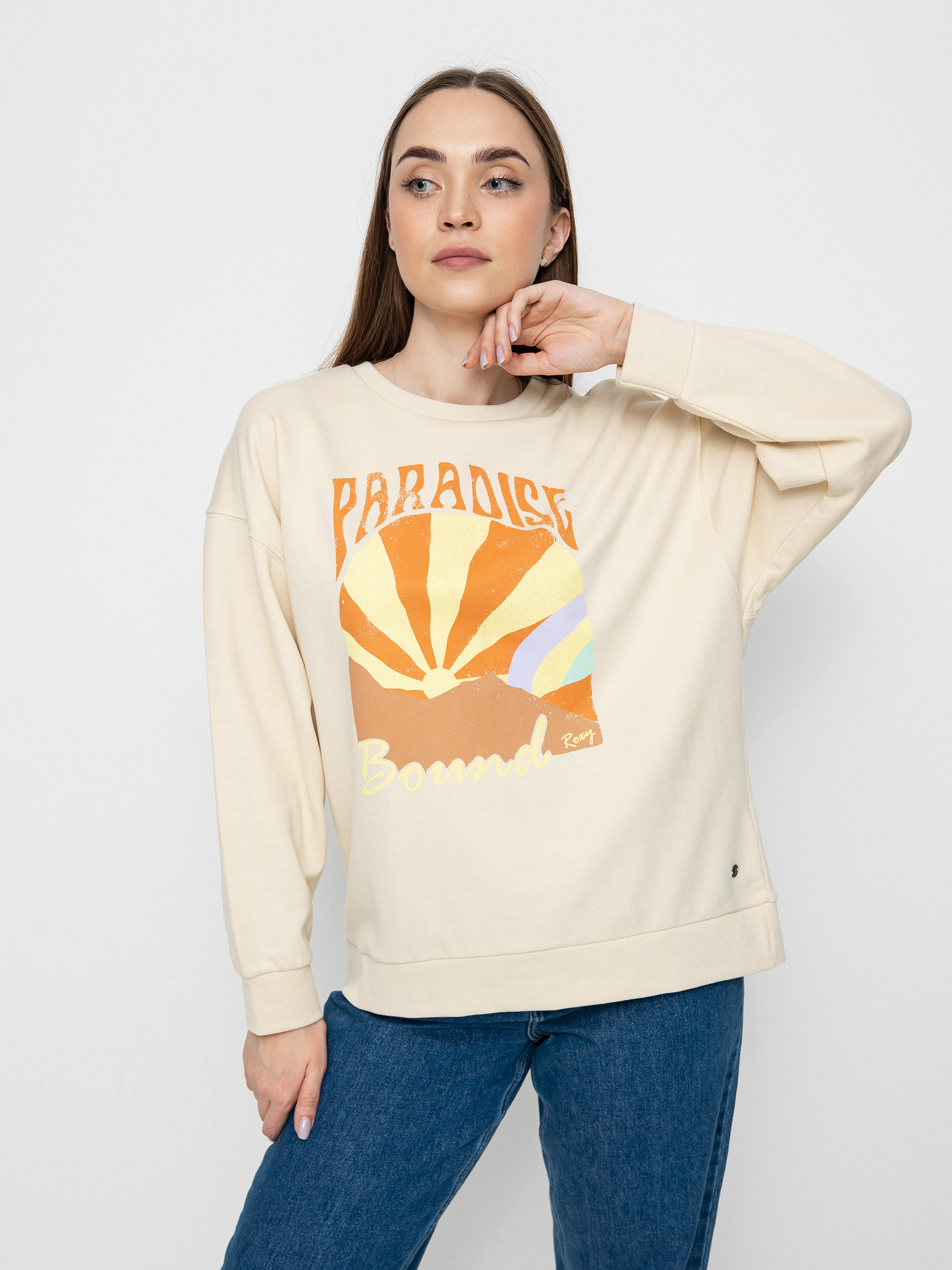 Roxy Morning Hike B Sweatshirt Wmn (tapioca)