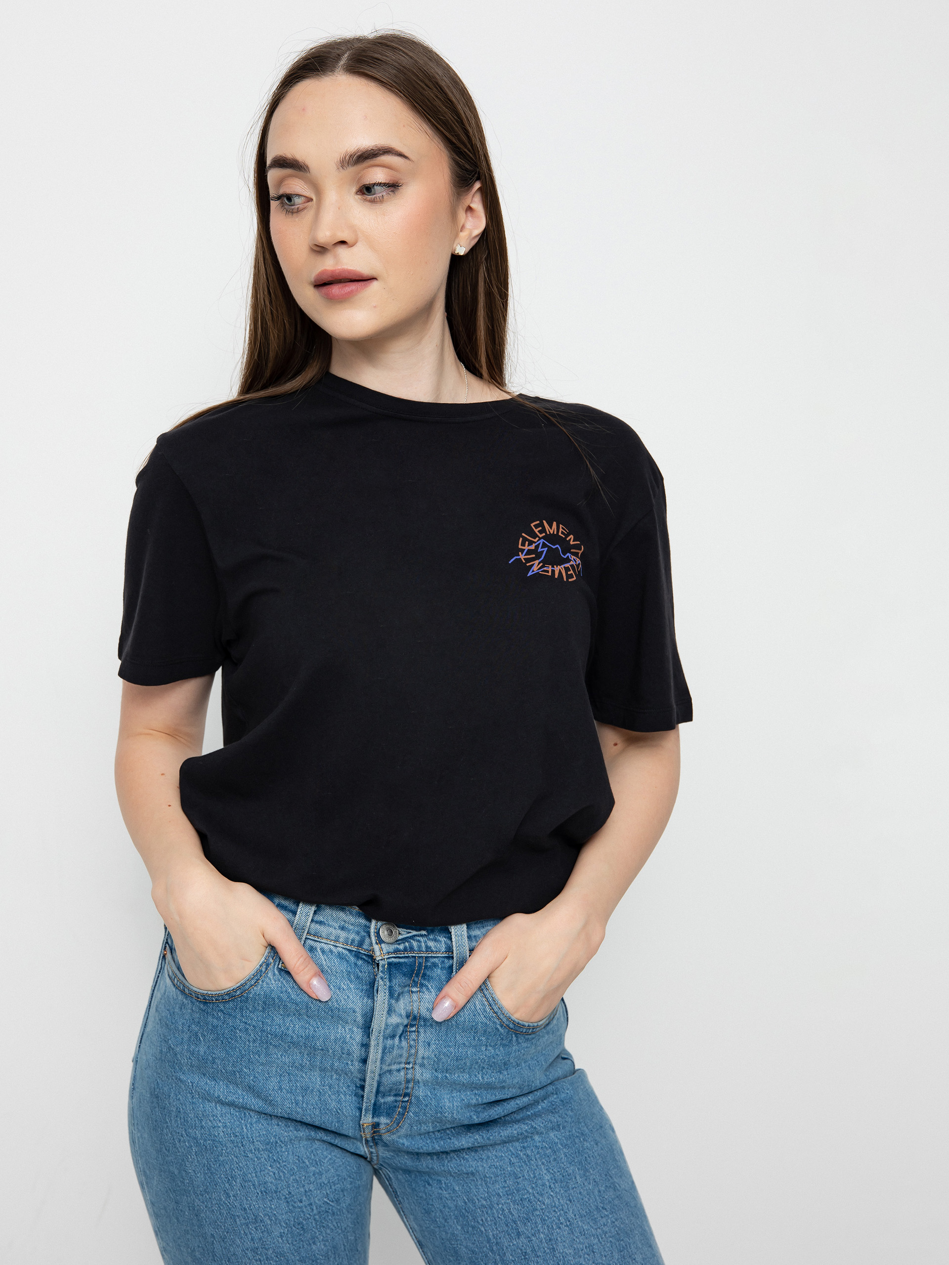 Element Glacier T-shirt Wmn (flint black)