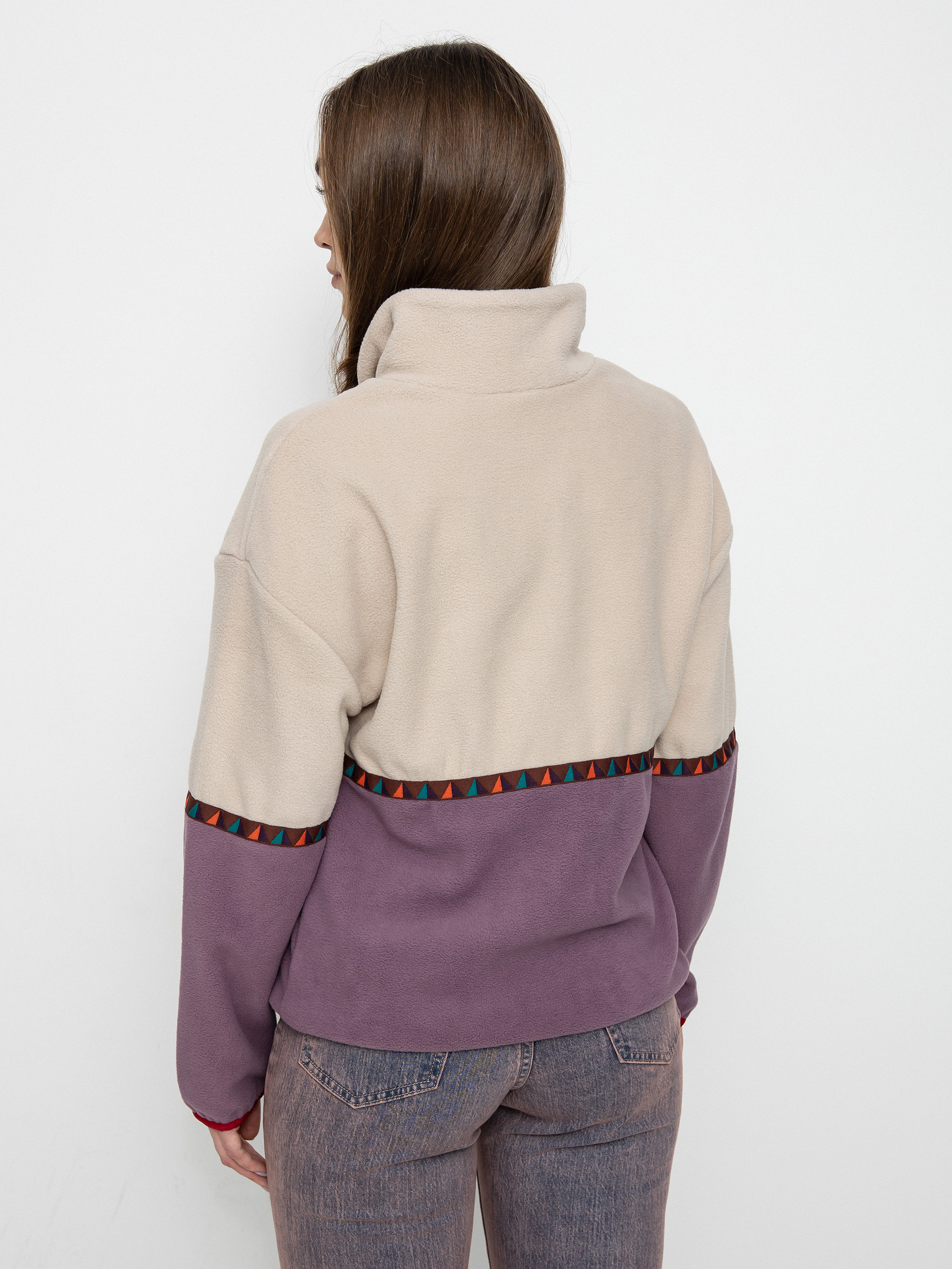 Womens Iriedaily Holina Fleece Troyer Fleece (beige)