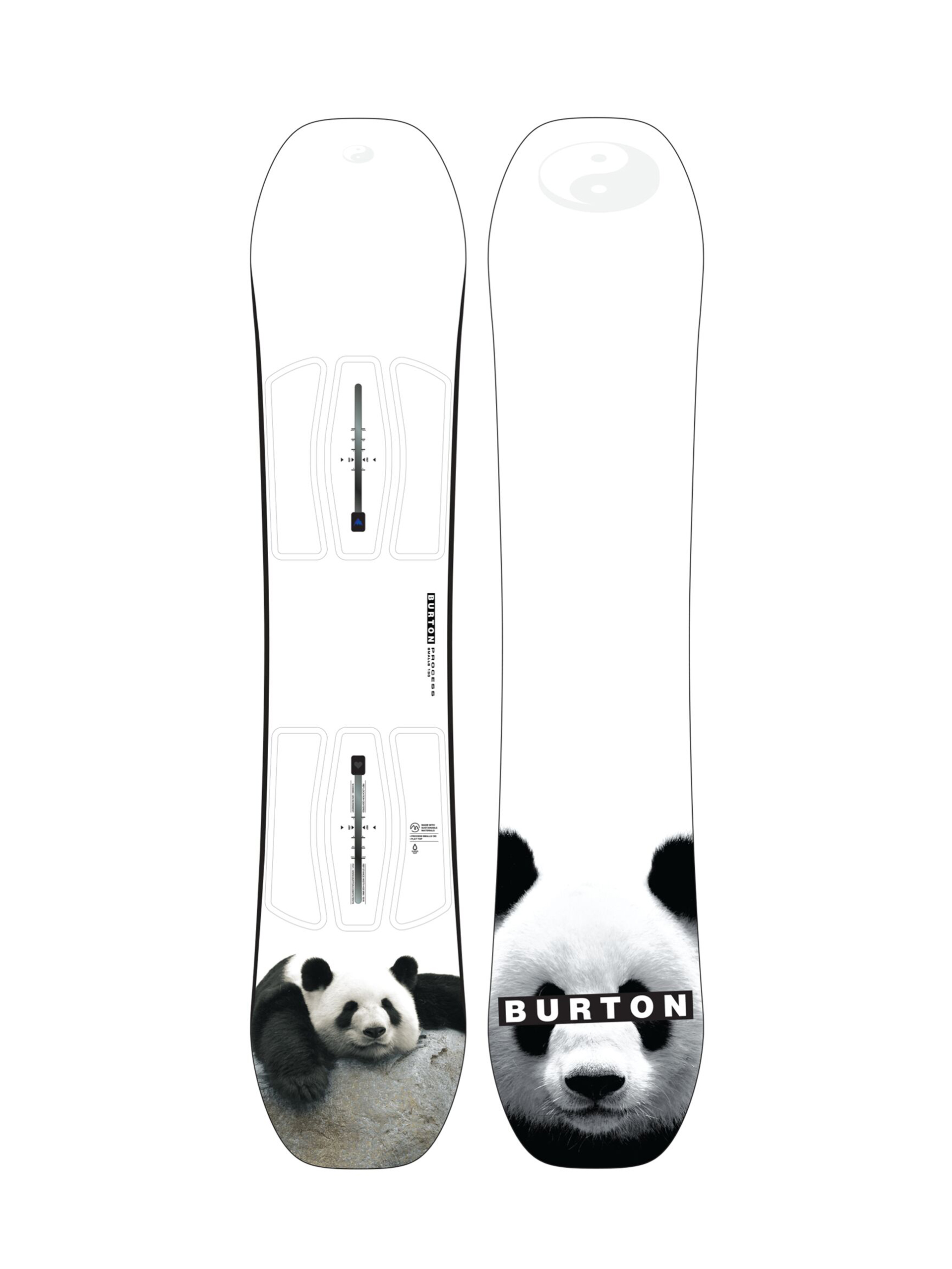 Burton Process Smalls JR Snowboard - white
