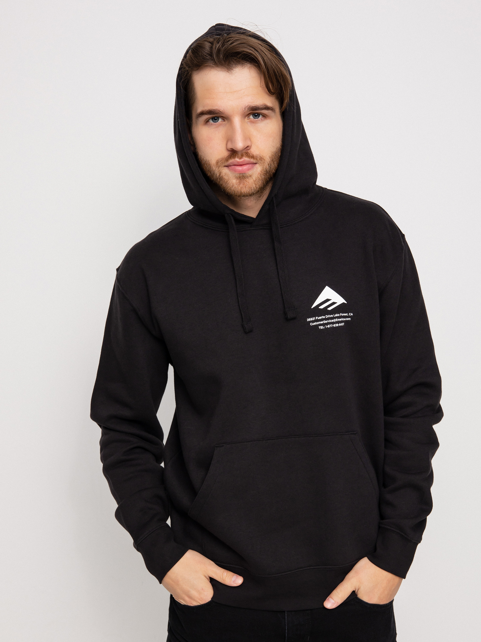 Emerica Logo Lockup HD Hoodie (black)