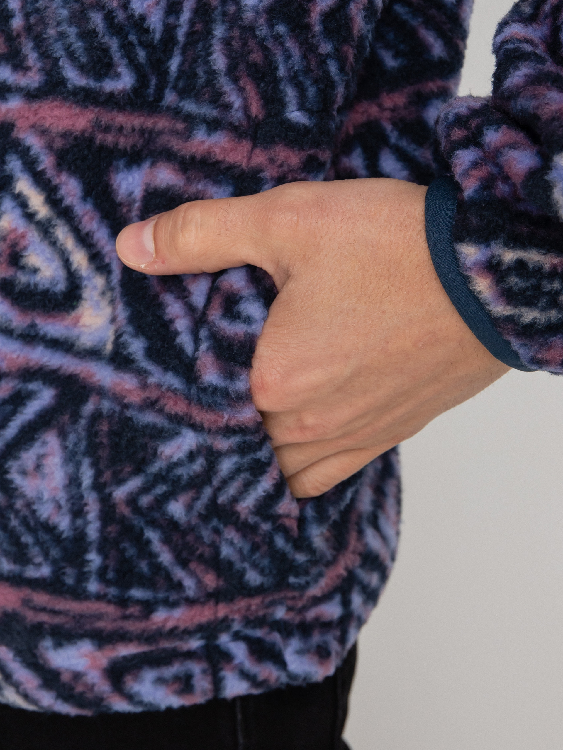 Mens Quiksilver Clean Coasts Fleece  (dust orc heritageo)