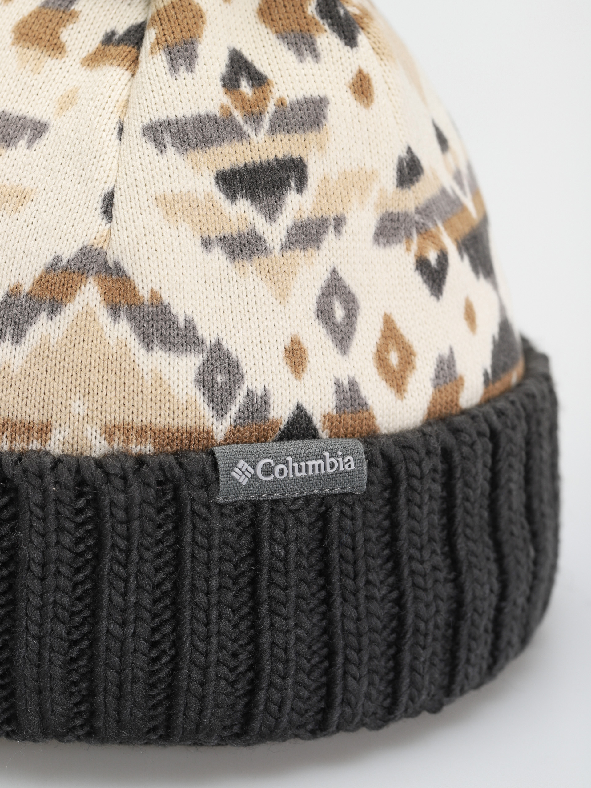 Columbia Sweater Weather Pom Beanie (chalk rocky mt)
