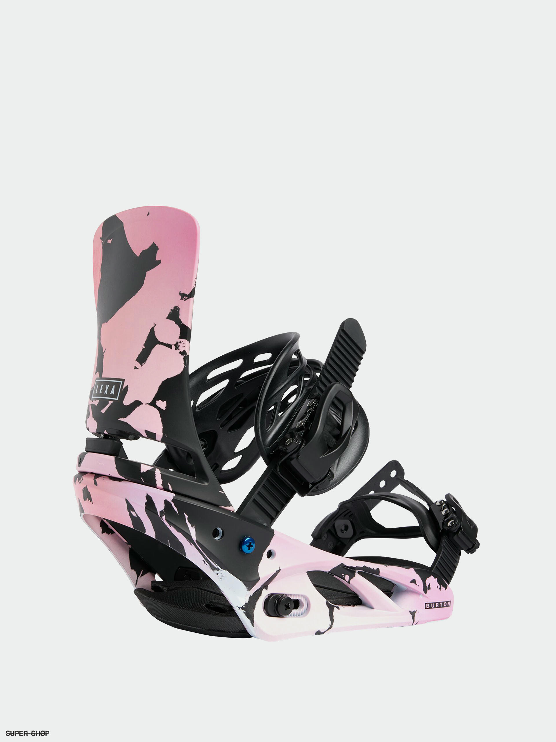 Burton Lexa Reflex Snowboard bindings Wmn pink black