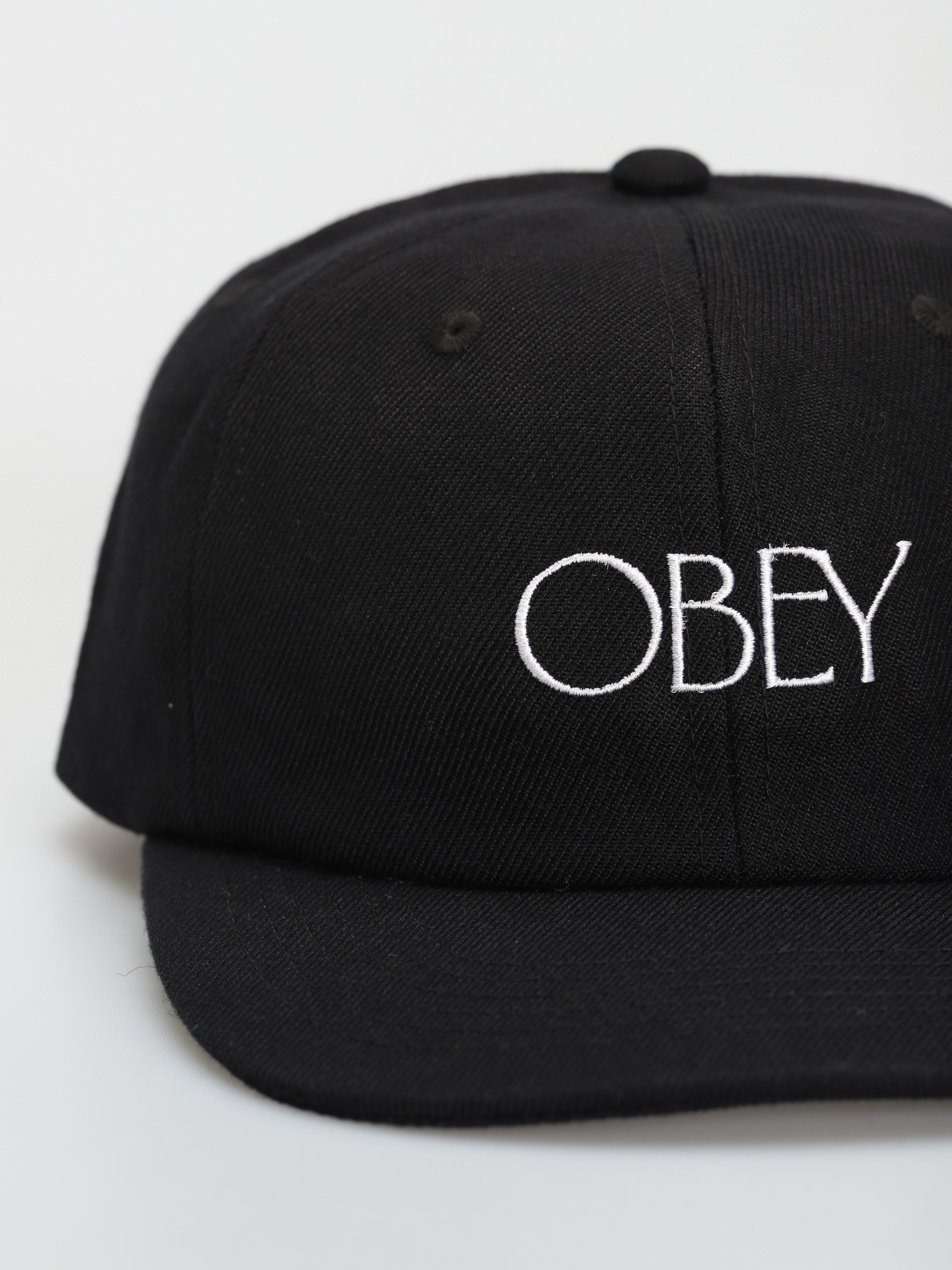OBEY Hedges 6 Panel Cap (black)