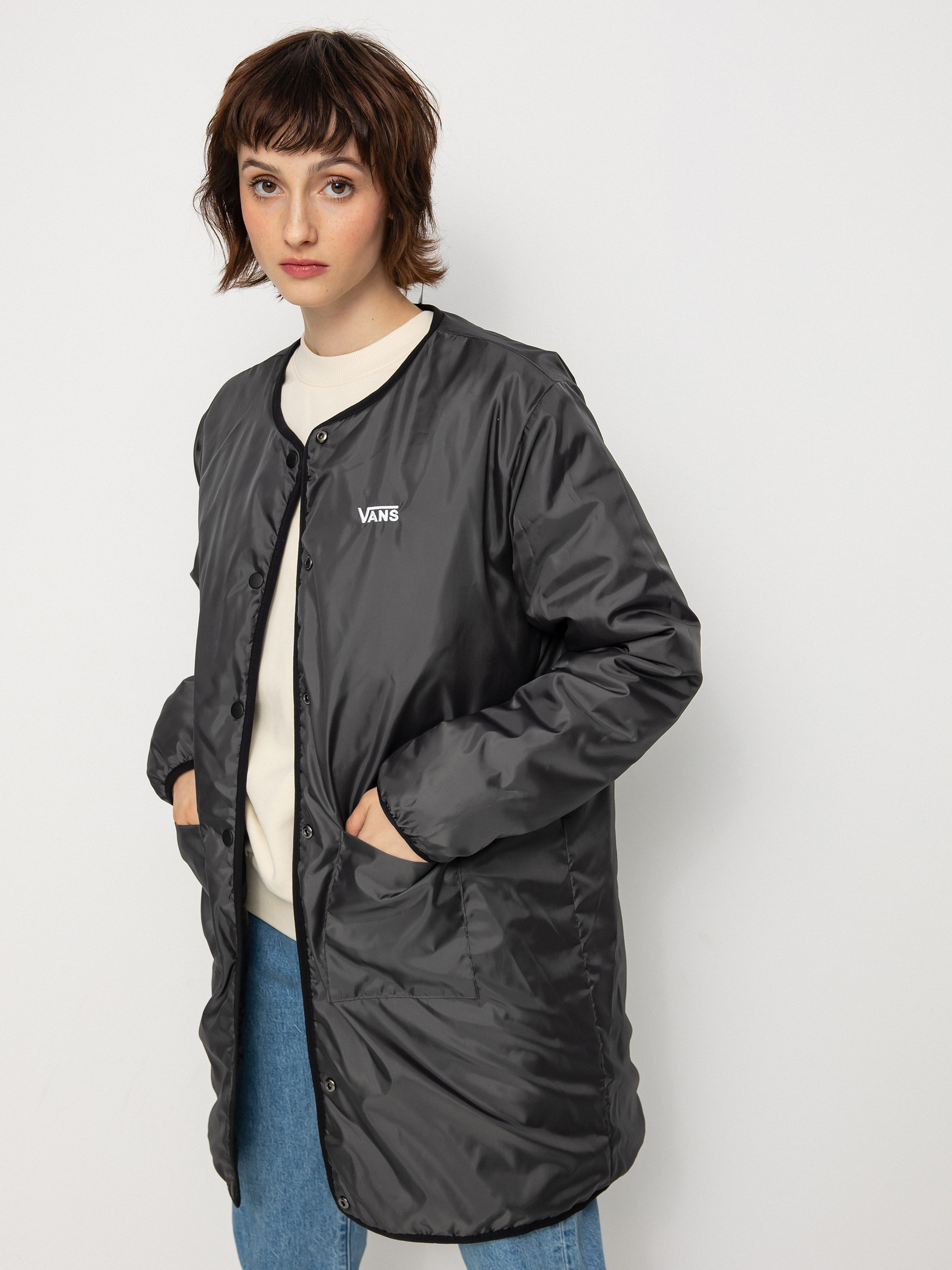 Vans Forces Uniw Long Rev Liner Jacket Wmn (black)