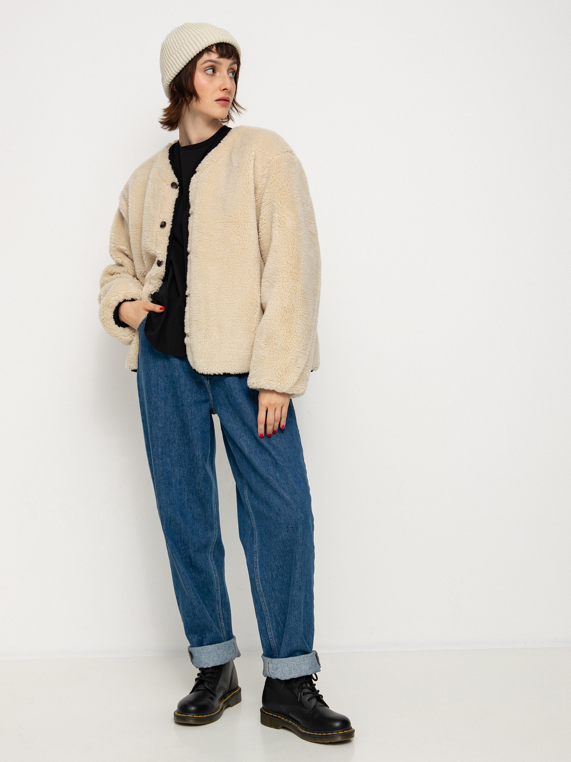 Brixton Sherpa Reversible Padded Jacket Wmn (mars red praire floral)