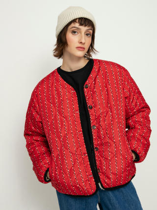 Brixton Sherpa Reversible Padded Jacke Wmn (mars red praire floral)