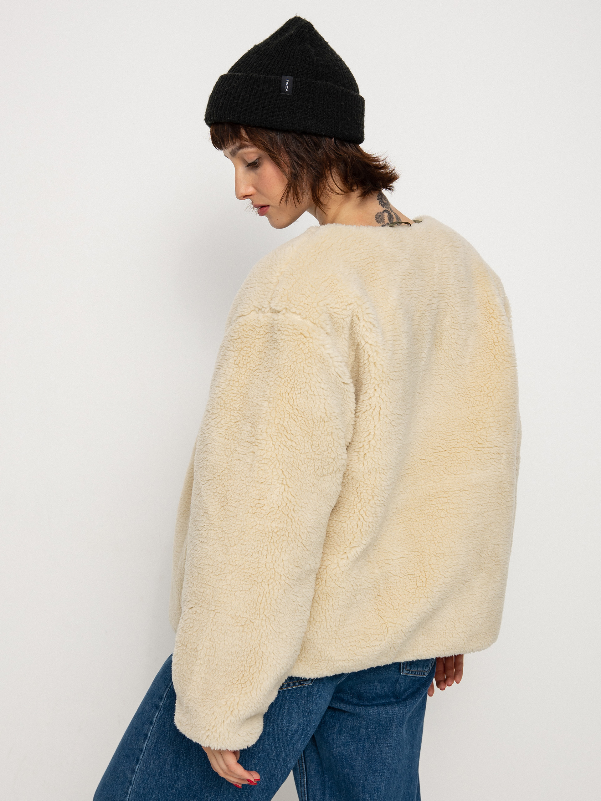 Brixton Sherpa Reversible Padded Jacke Wmn (military olive)